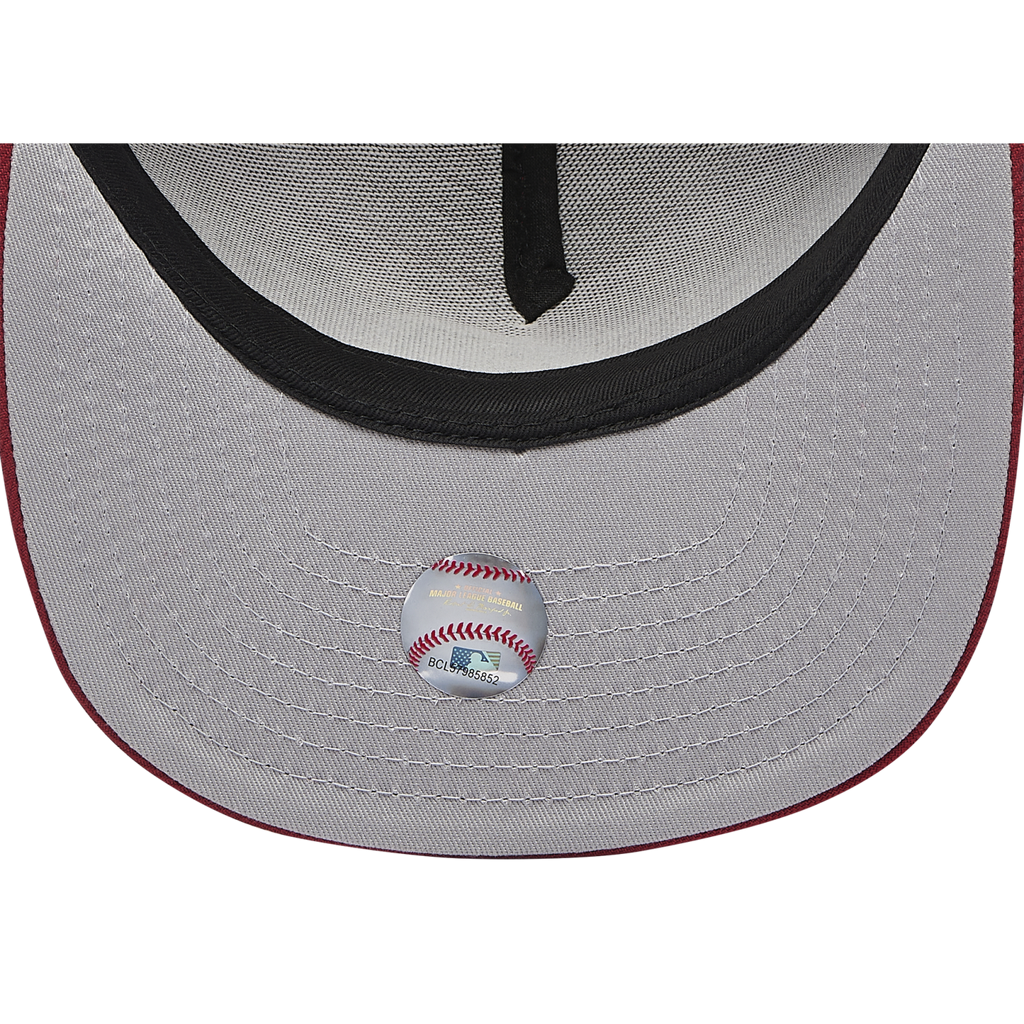 New Era 9FIFTY A-Frame MLB Curve Cap - Men's - Red/Red (71024032)