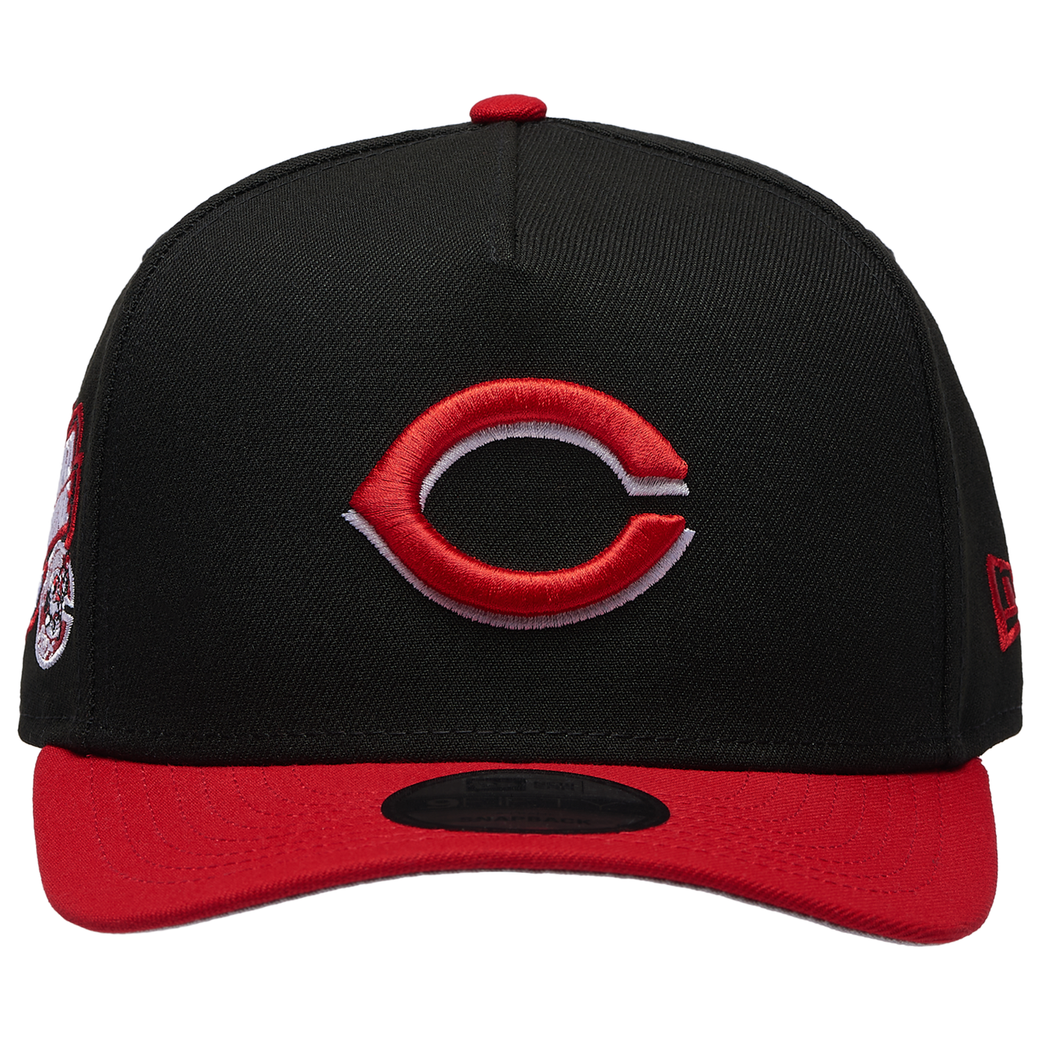 New Era 9FIFTY A-Frame MLB Curve Cap - Men's - Black/Black (71024621)