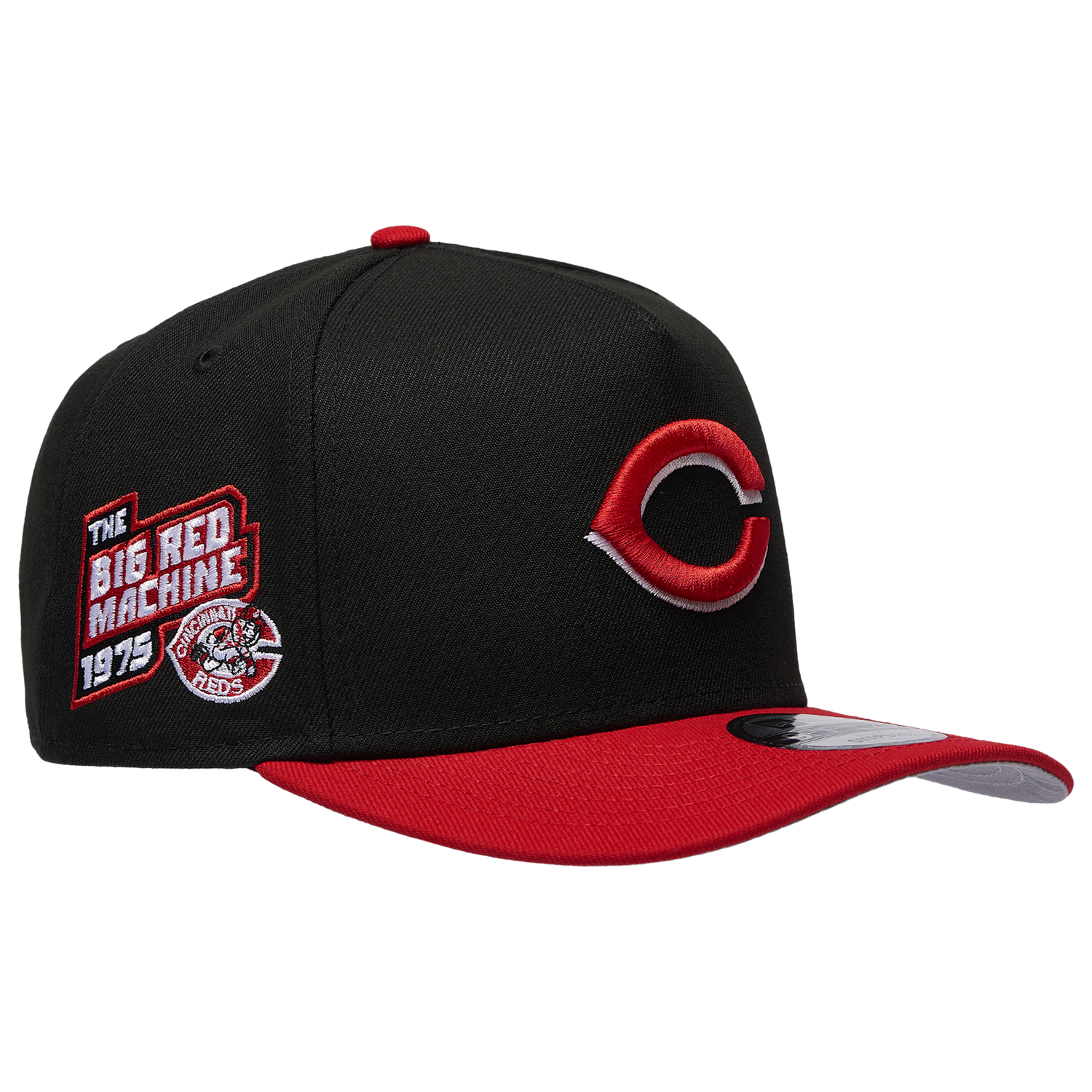 New Era 9FIFTY A-Frame MLB Curve Cap - Men's - Black/Black (71024621)