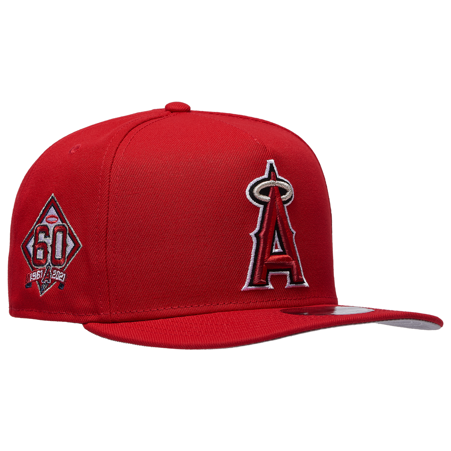 New Era 9FIFTY A-Frame MLB Curve Cap - Men's - Red/Red (71024635)