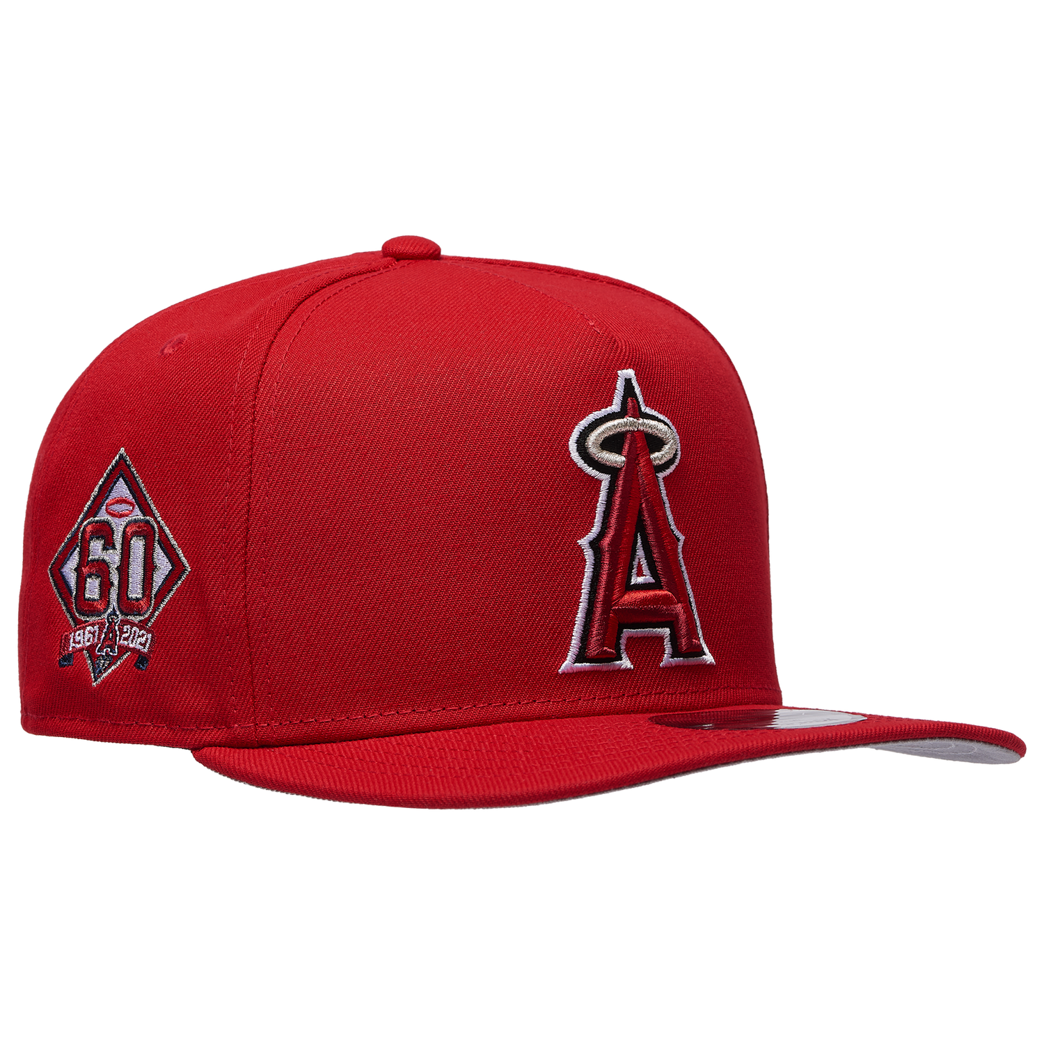 New Era 9FIFTY A-Frame MLB Curve Cap - Men's - Red/Red (71024635)