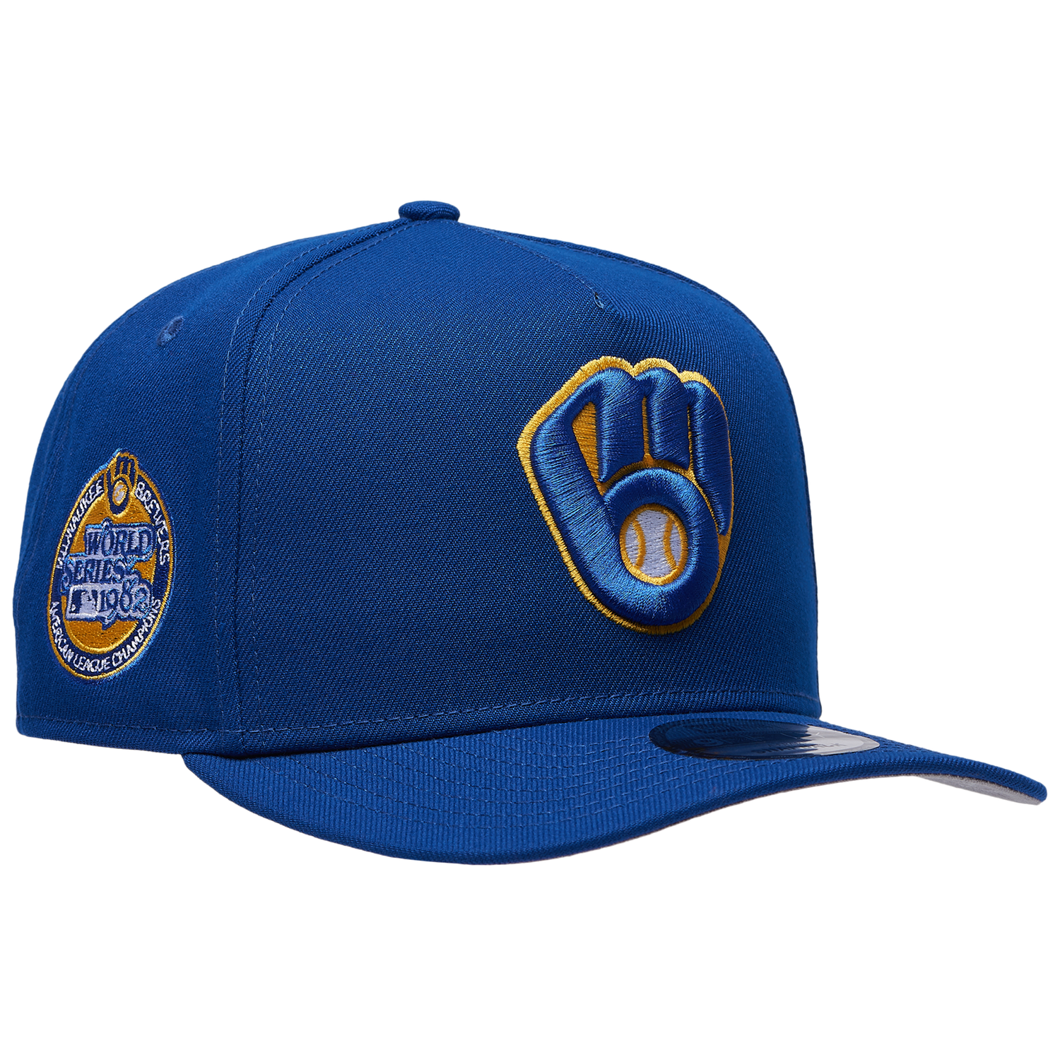 New Era 9FIFTY A-Frame MLB Curve Cap - Men's - Blue/Blue (71024646)