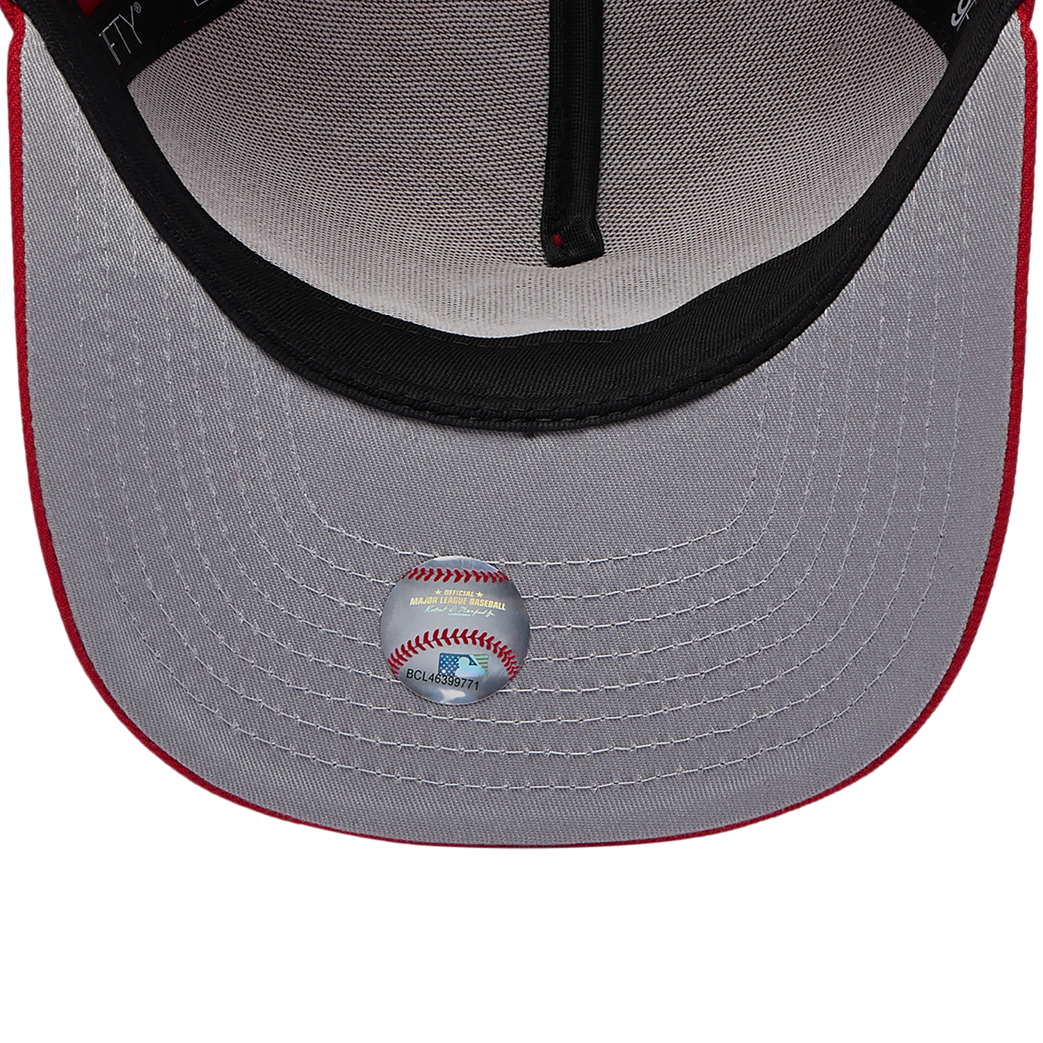 New Era 9FIFTY A-Frame MLB Curve Cap - Men's - Red/Red (71024705)