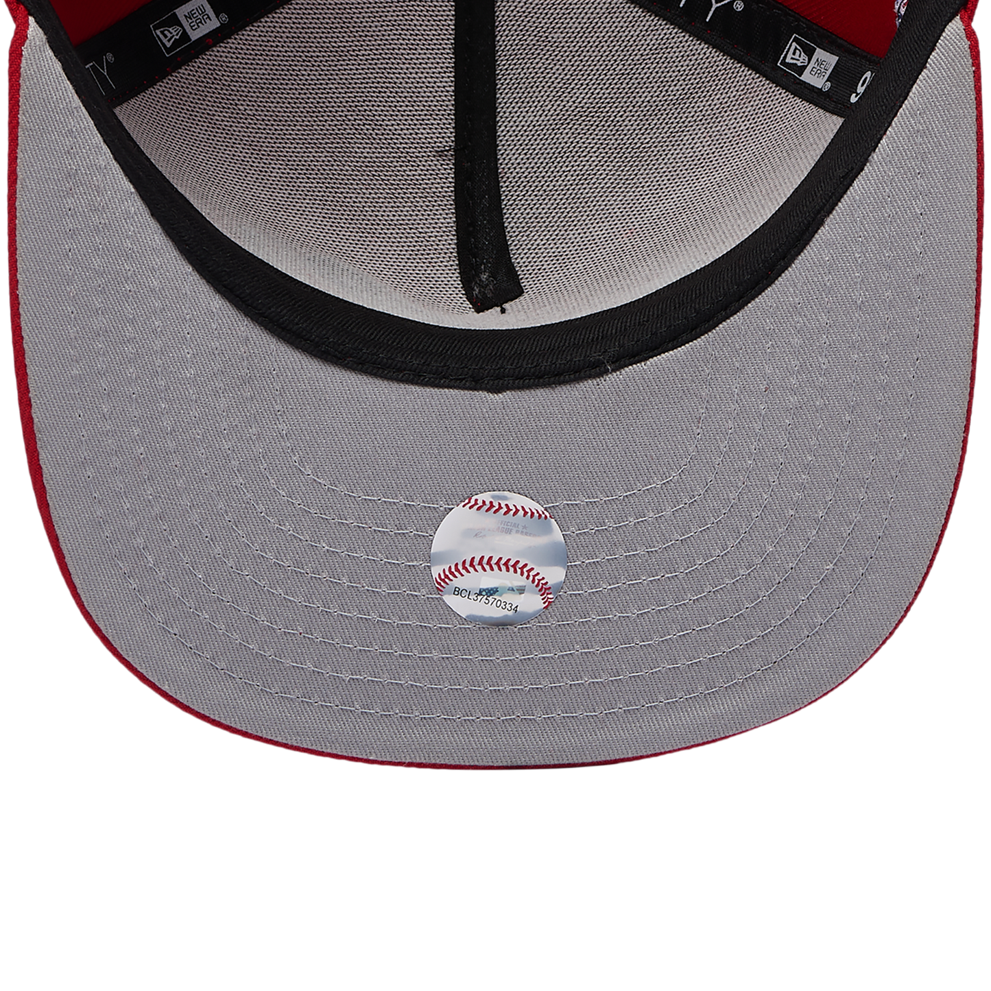 New Era 9FIFTY A-Frame MLB Curve Cap - Men's - Red/Red (71024722)