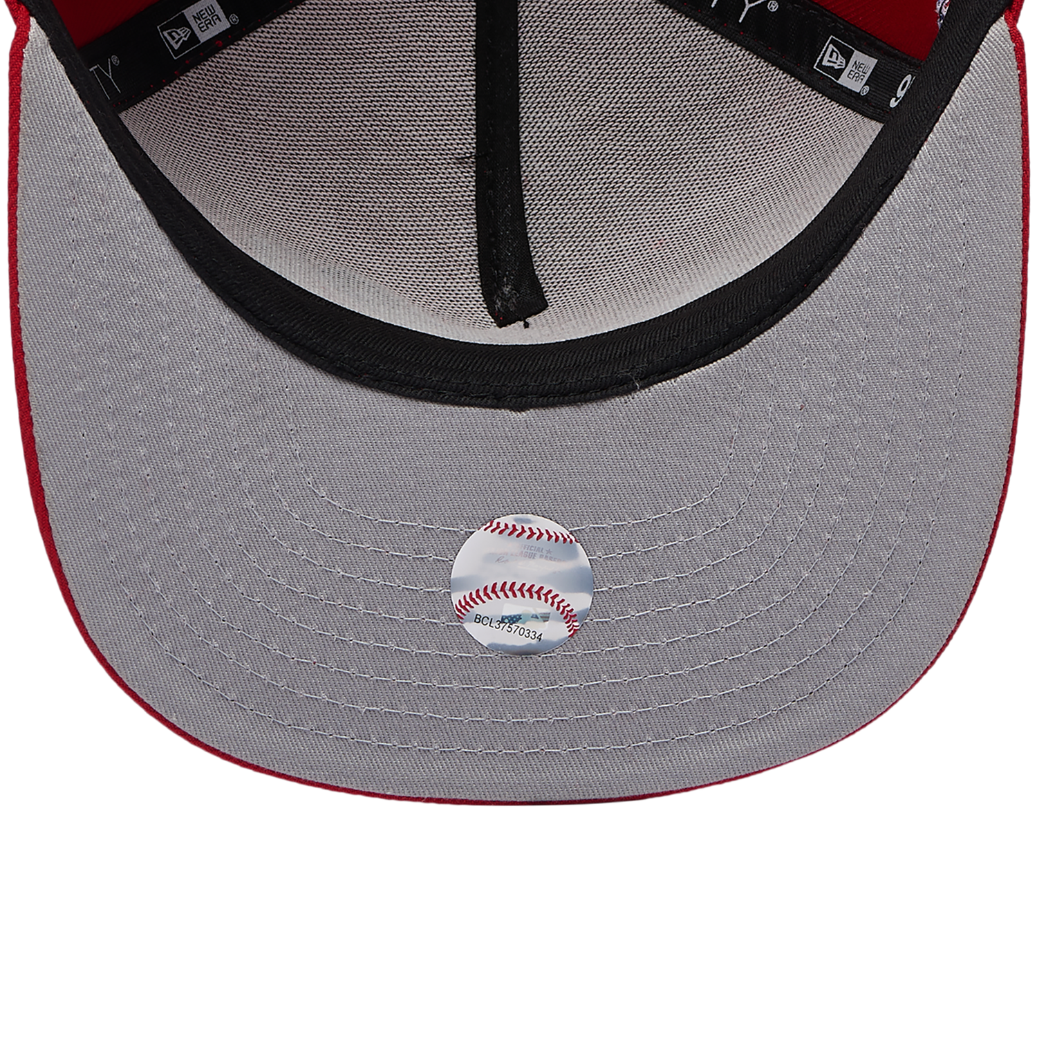 New Era 9FIFTY A-Frame MLB Curve Cap - Men's - Red/Red (71024722)