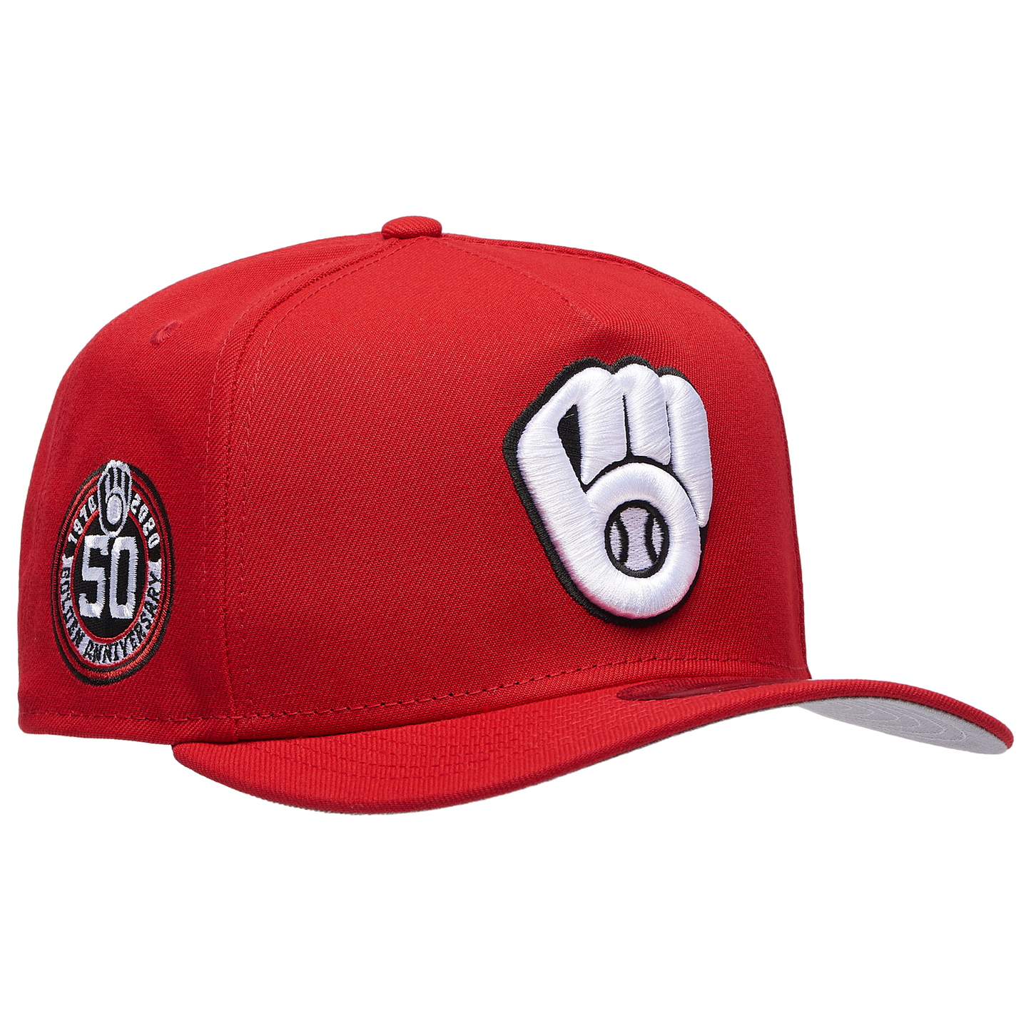 New Era 9FIFTY A-Frame MLB Curve Cap - Men's - Red/Red (71024731)