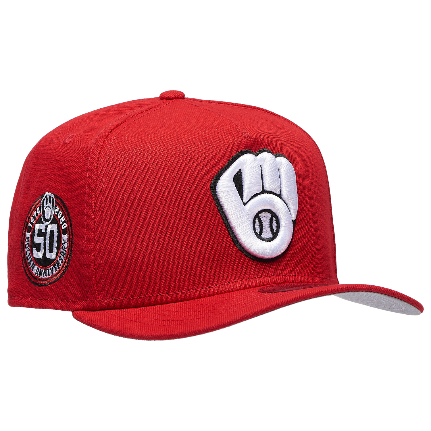 New Era 9FIFTY A-Frame MLB Curve Cap - Men's - Red/Red (71024731)