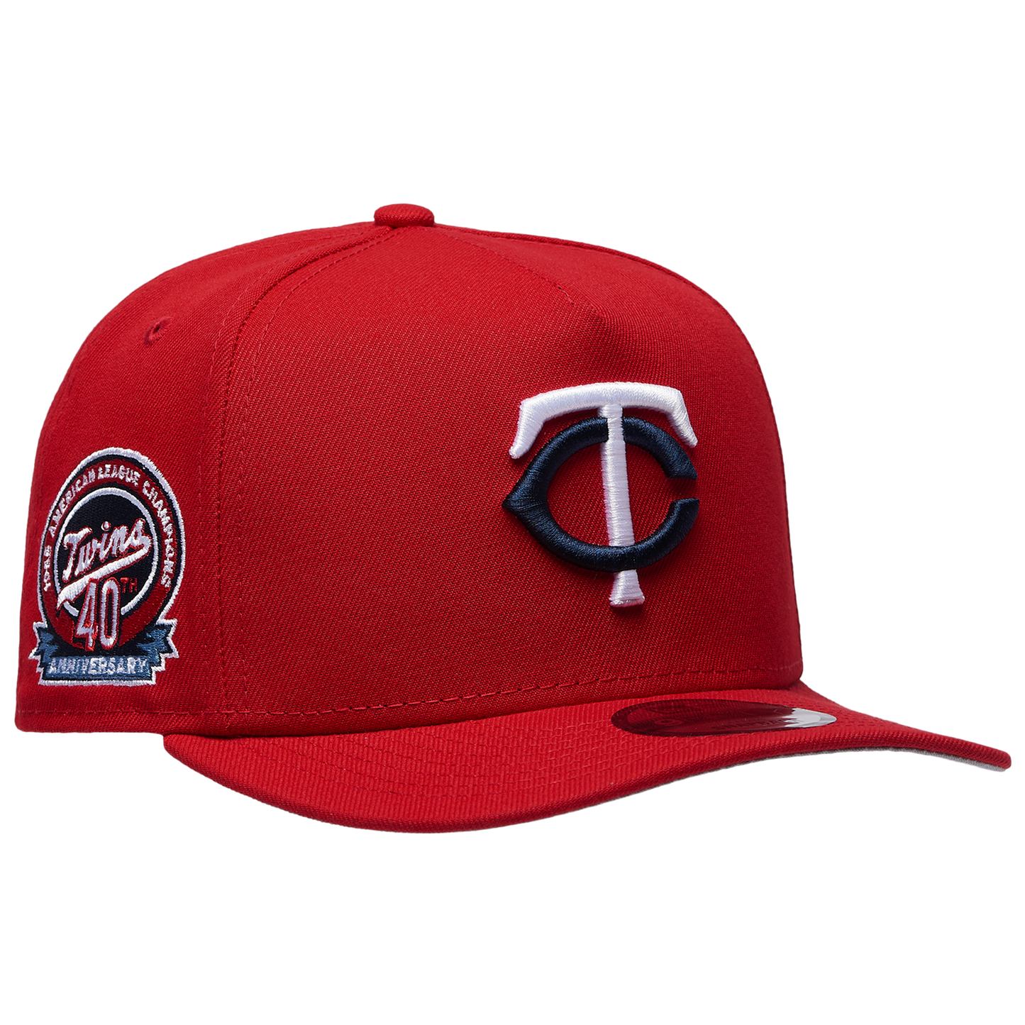 New Era 9FIFTY A-Frame MLB Curve Cap - Men's - Red/Red (71024741)