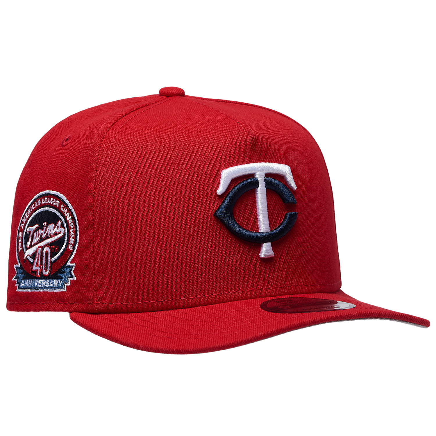 New Era 9FIFTY A-Frame MLB Curve Cap - Men's - Red/Red (71024741)
