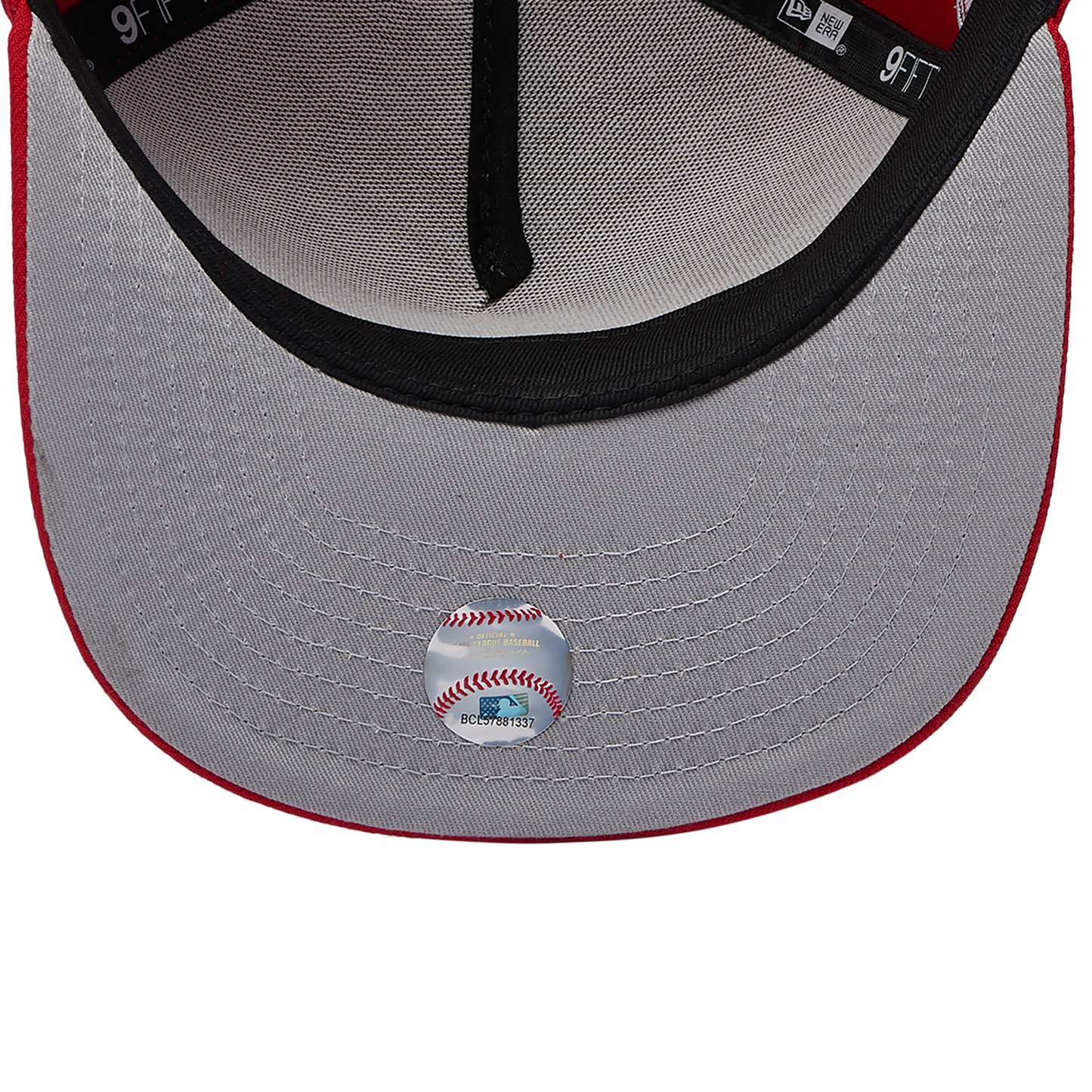 New Era 9FIFTY A-Frame MLB Curve Cap - Men's - Red/Red (71024741)