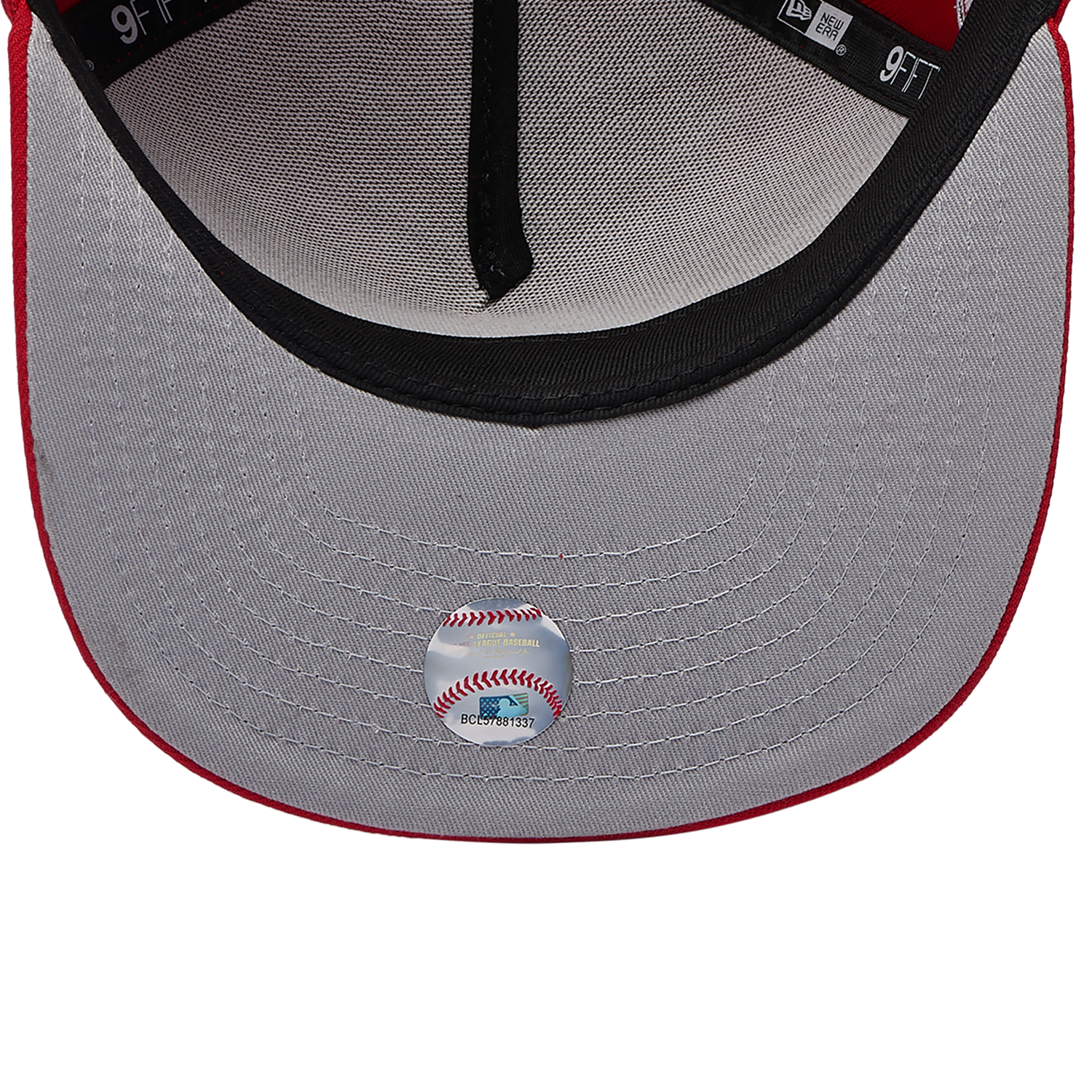 New Era 9FIFTY A-Frame MLB Curve Cap - Men's - Red/Red (71024741)