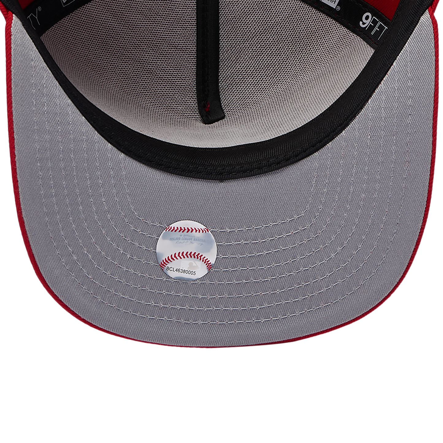 New Era 9FIFTY A-Frame MLB Curve Cap - Men's - Red/Red (71024746)