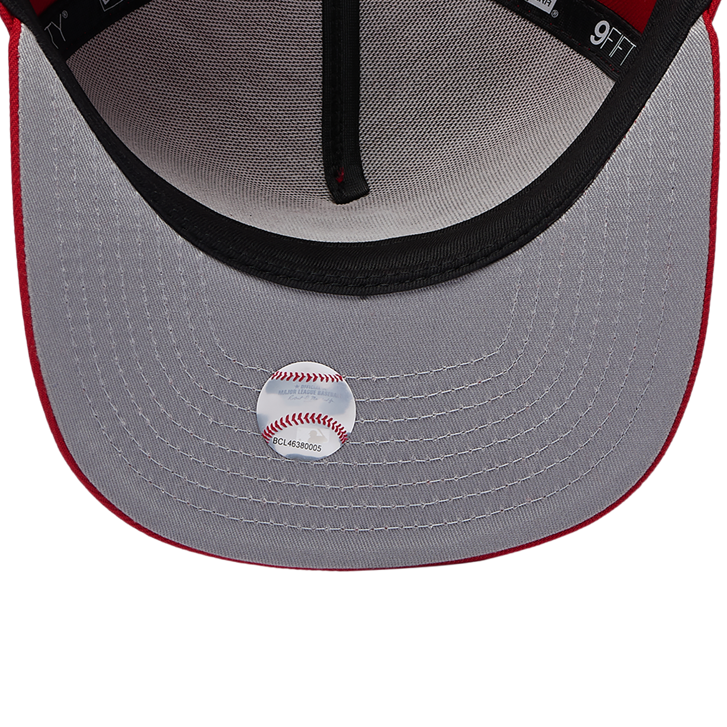 New Era 9FIFTY A-Frame MLB Curve Cap - Men's - Red/Red (71024746)