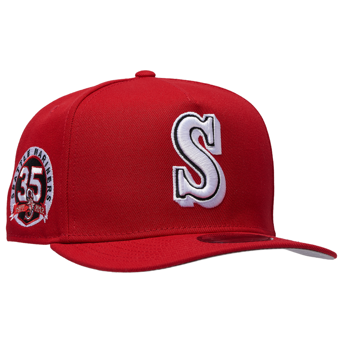 New Era 9FIFTY A-Frame MLB Curve Cap - Men's - Red/Red (71024748)