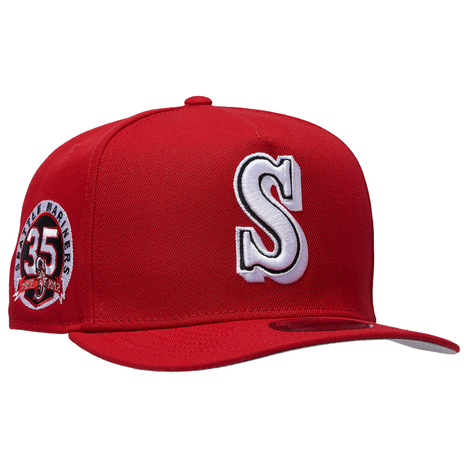 New Era 9FIFTY A-Frame MLB Curve Cap - Men's - Red/Red (71024748)