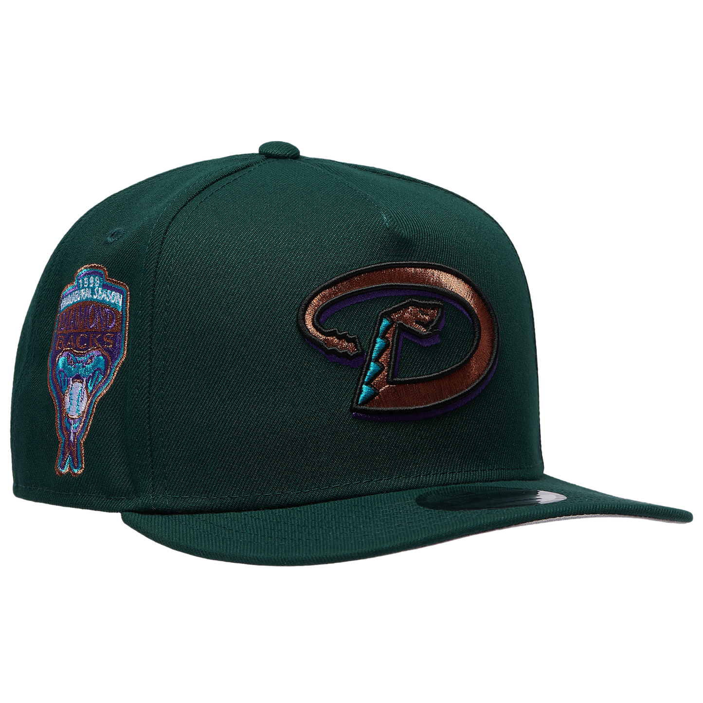 New Era 9FIFTY A-Frame MLB Curve Cap - Men's - Green/Green (71024769)