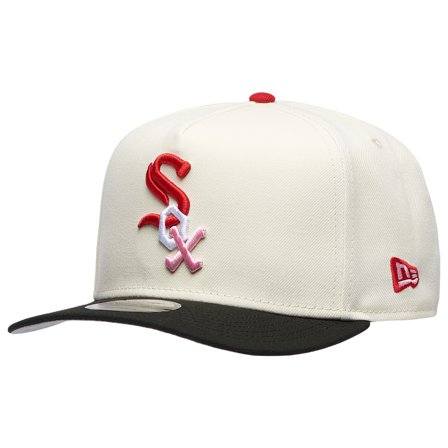 New Era 9FIFTY A-Frame MLB Curve Cap - Men's - Beige/Multi (71025343)