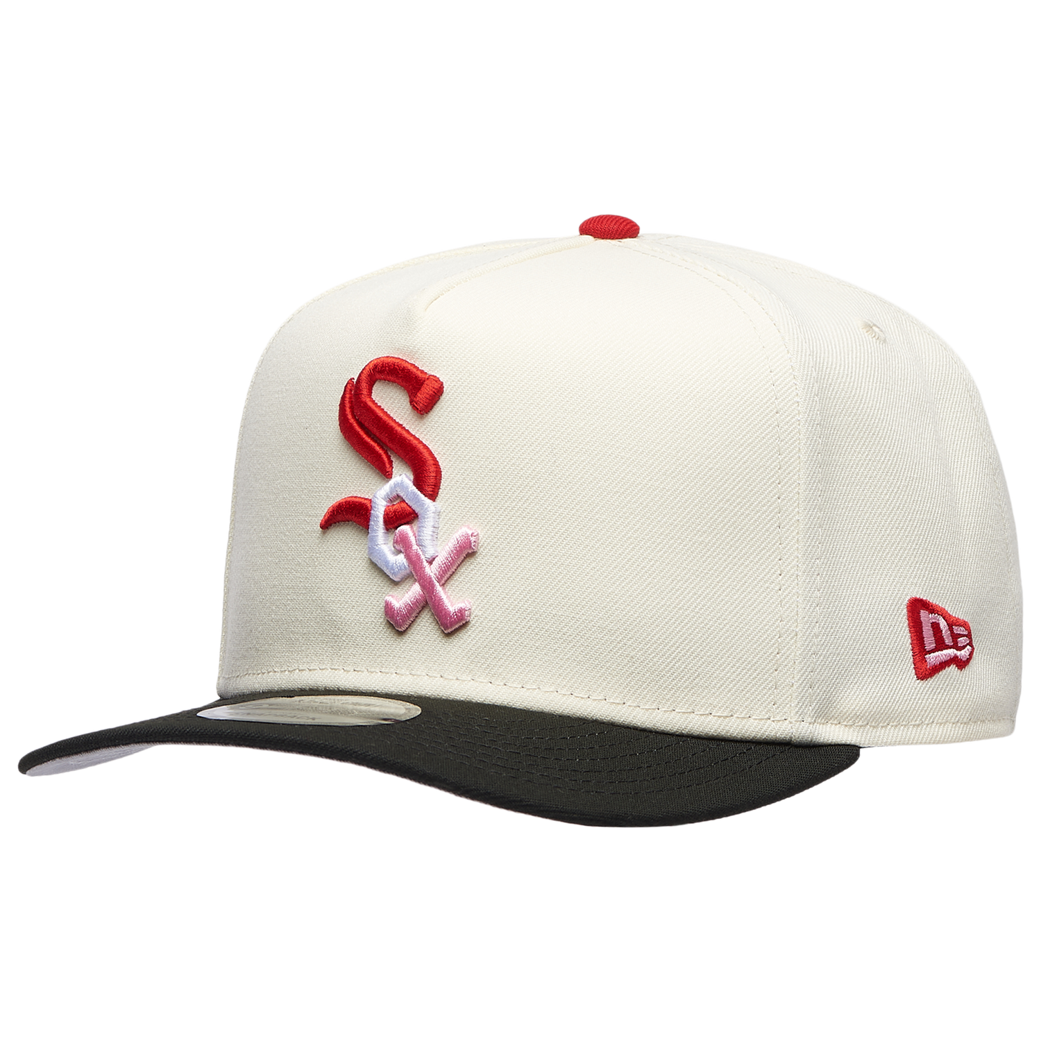 New Era 9FIFTY A-Frame MLB Curve Cap - Men's - Beige/Multi (71025343)