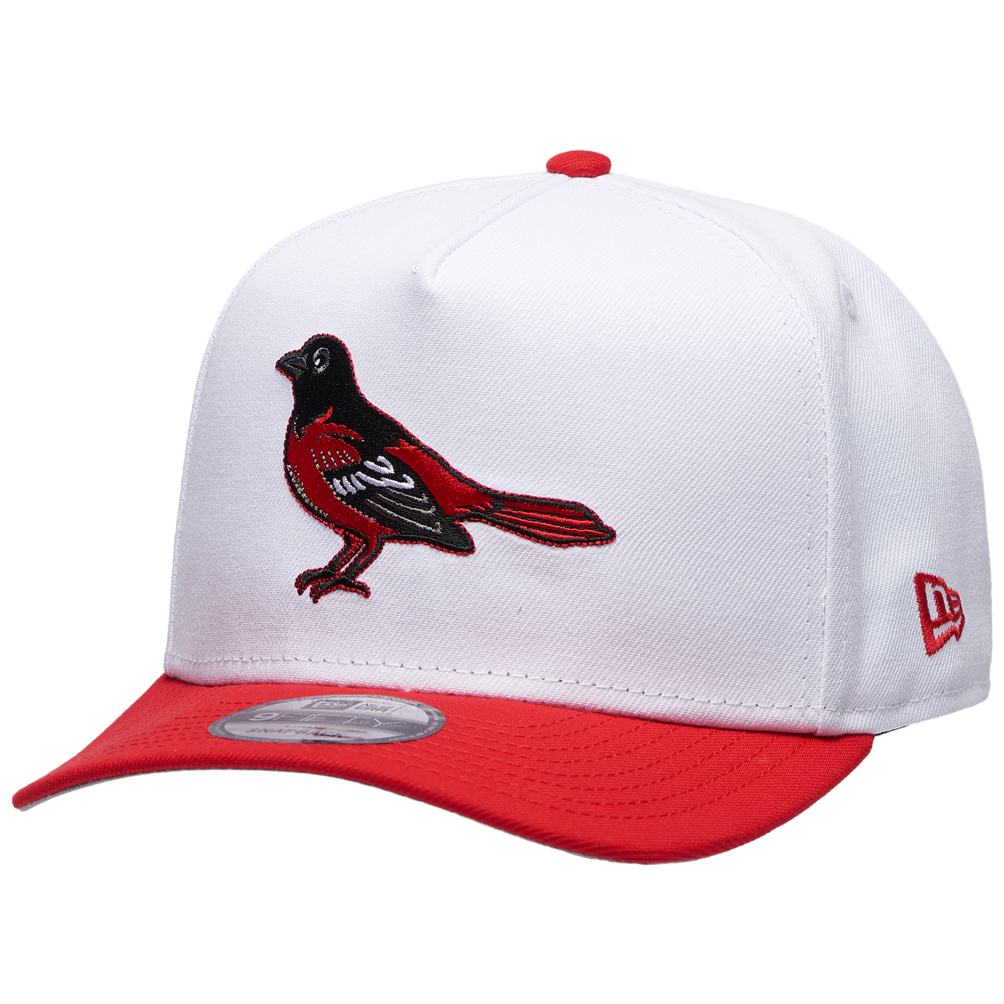 New Era 9FIFTY A-Frame MLB Curve Cap - Men's - White/Red (71025601)