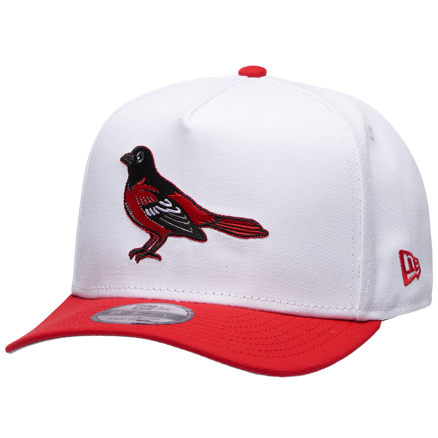 New Era 9FIFTY A-Frame MLB Curve Cap - Men's - White/Red (71025601)