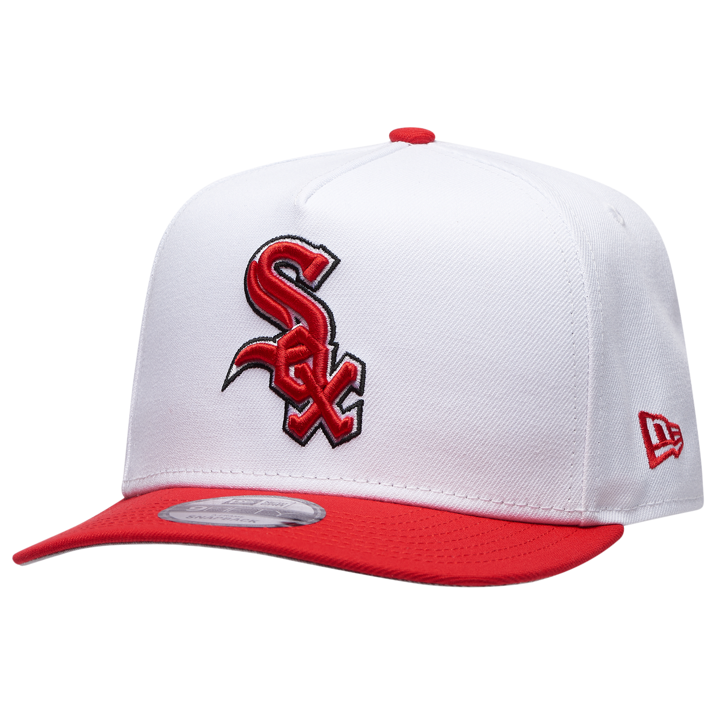 New Era 9FIFTY A-Frame MLB Curve Cap - Men's - White/Red (71025613)