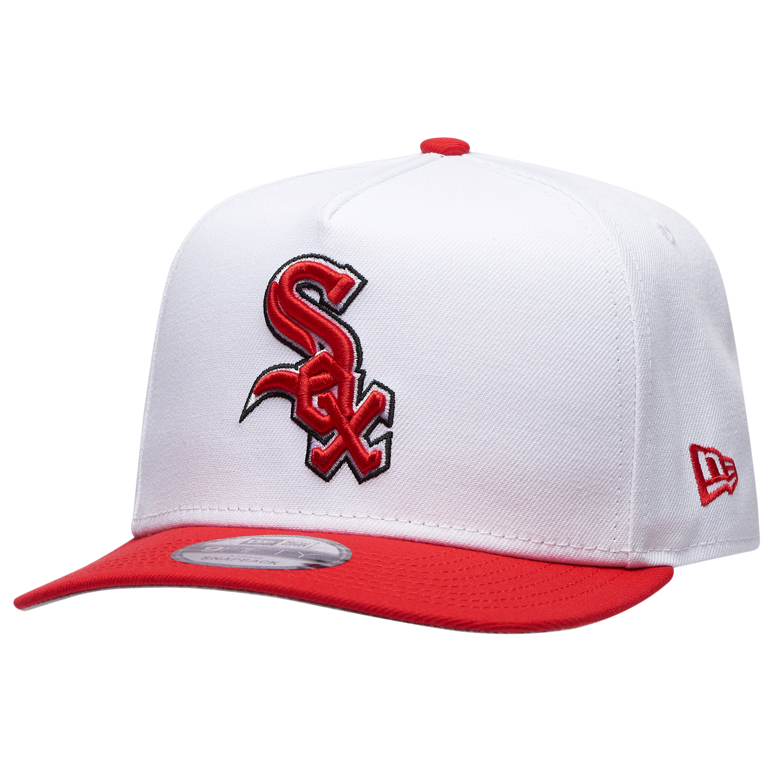 New Era 9FIFTY A-Frame MLB Curve Cap - Men's - White/Red (71025613)