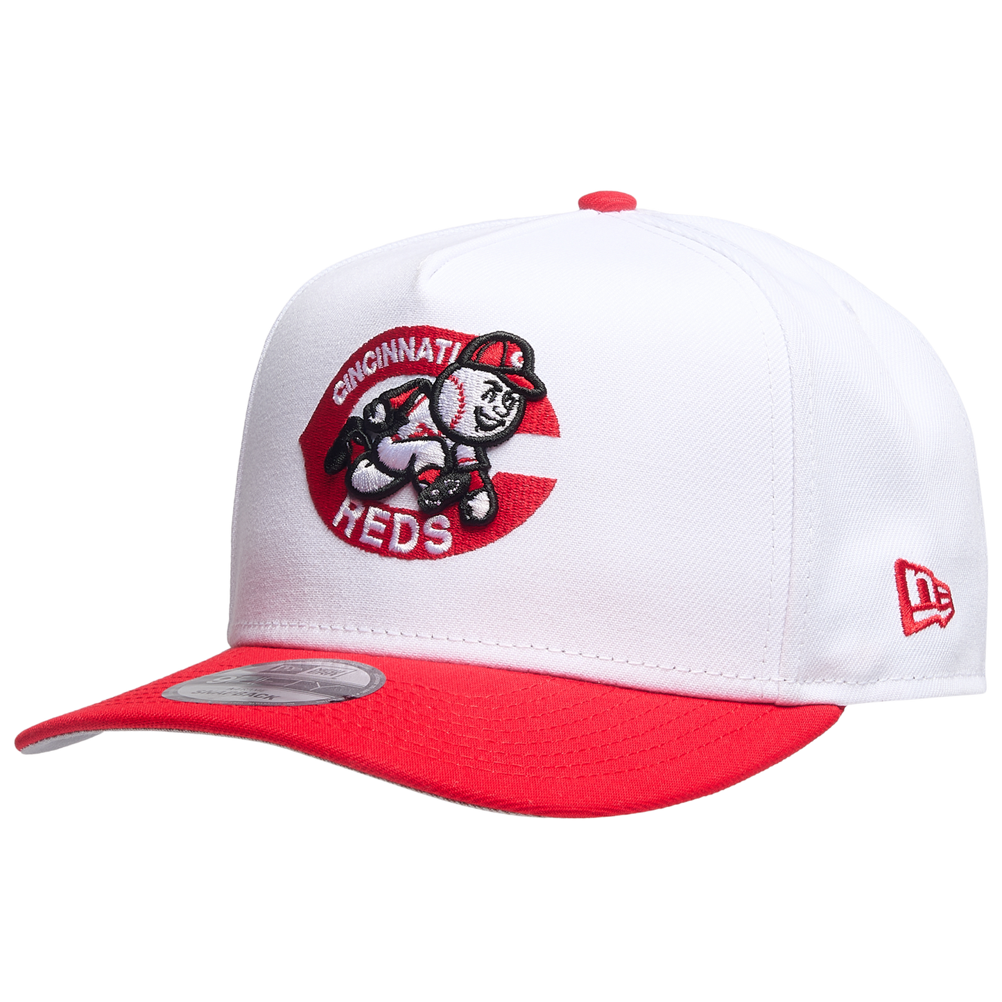 New Era 9FIFTY A-Frame MLB Curve Cap - Men's - White/Red (71025617)