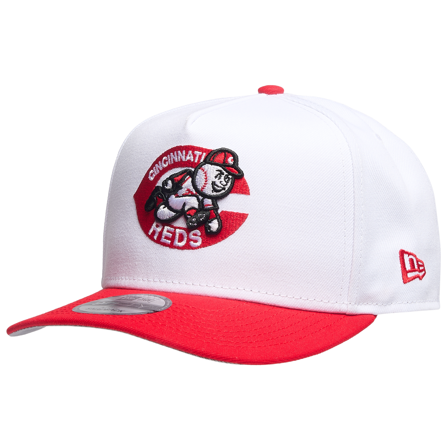 New Era 9FIFTY A-Frame MLB Curve Cap - Men's - White/Red (71025617)