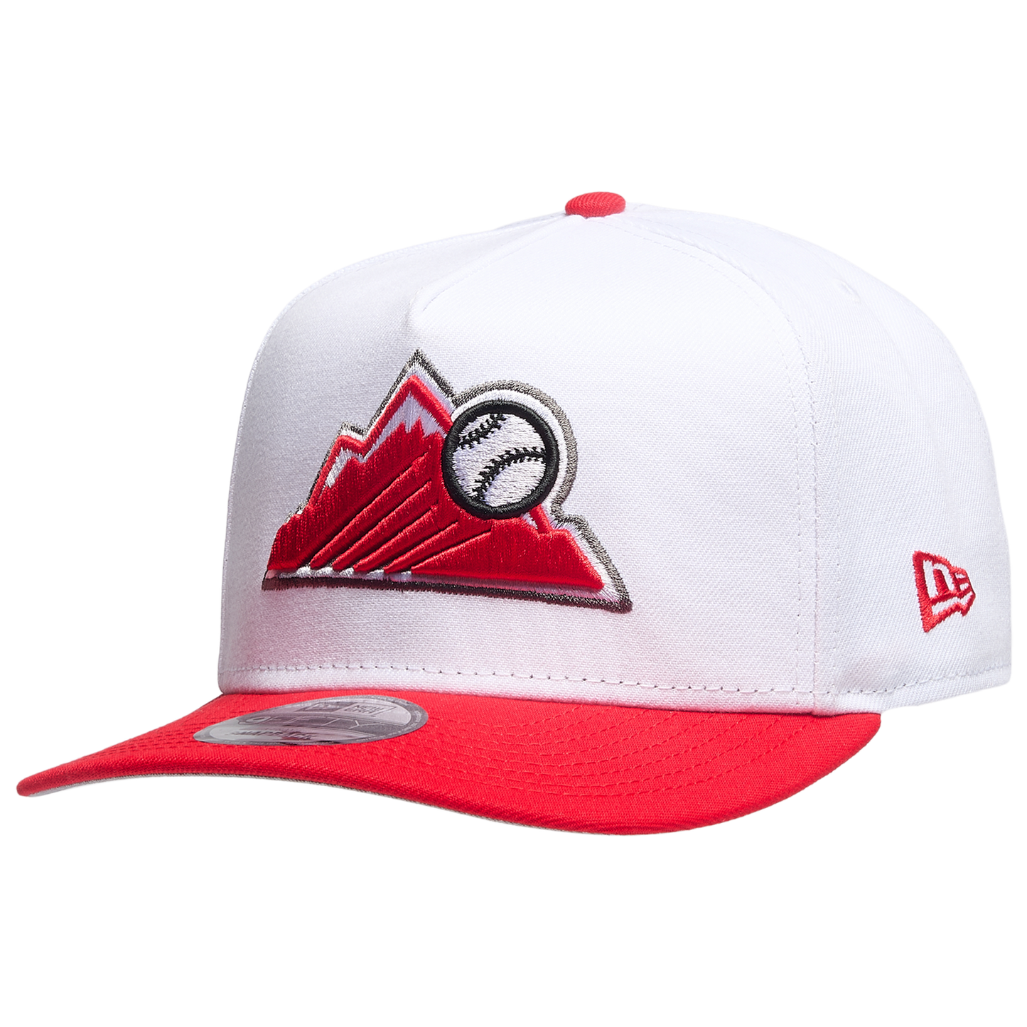 New Era 9FIFTY A-Frame MLB Curve Cap - Men's - White/Red (71025639)