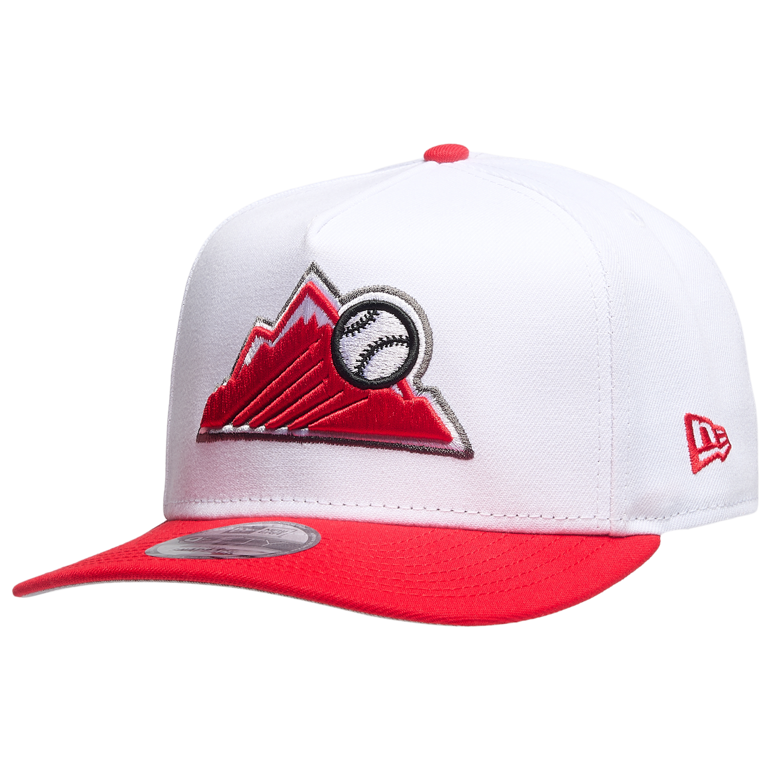 New Era 9FIFTY A-Frame MLB Curve Cap - Men's - White/Red (71025639)