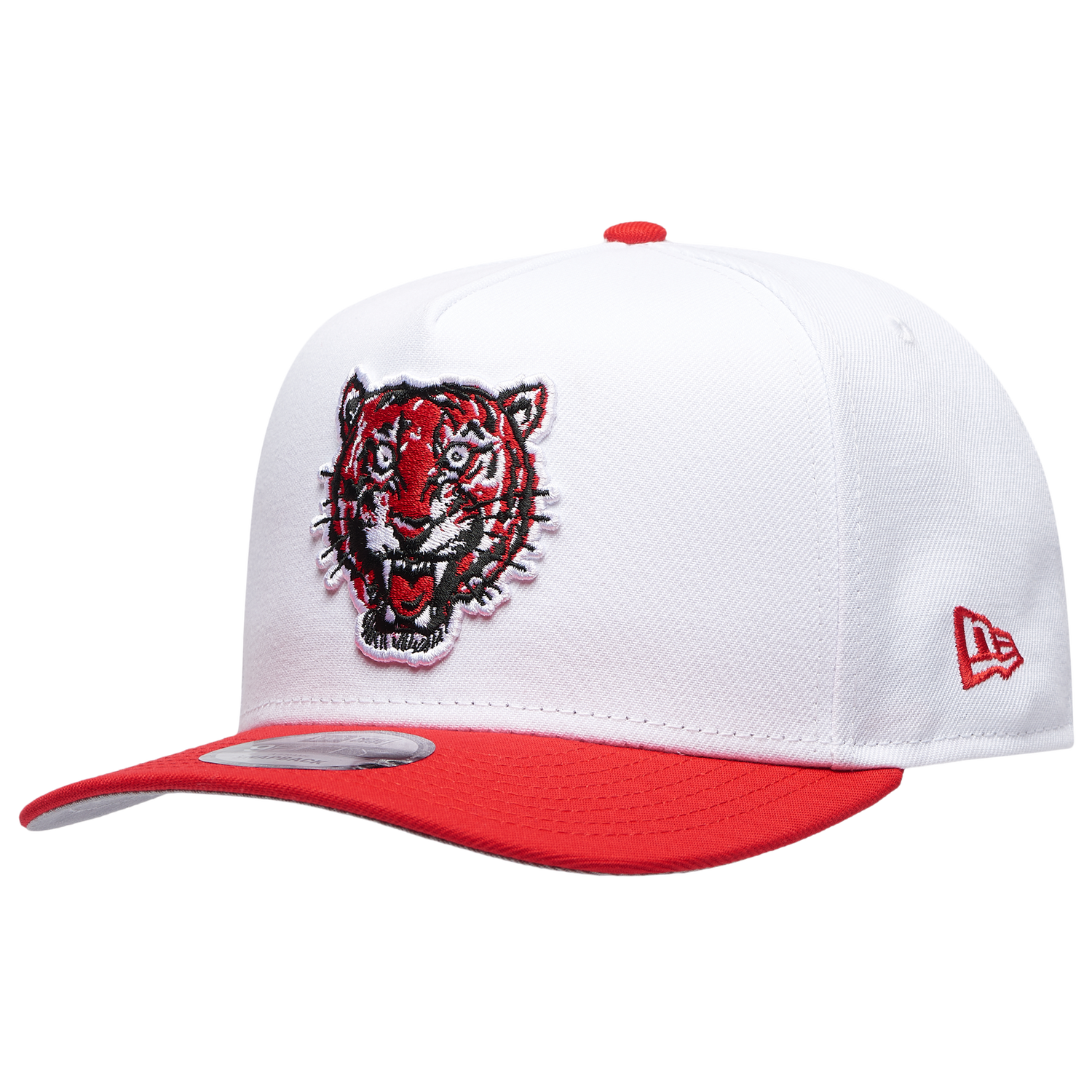 New Era 9FIFTY A-Frame MLB Curve Cap - Men's - White/Red (71025643)