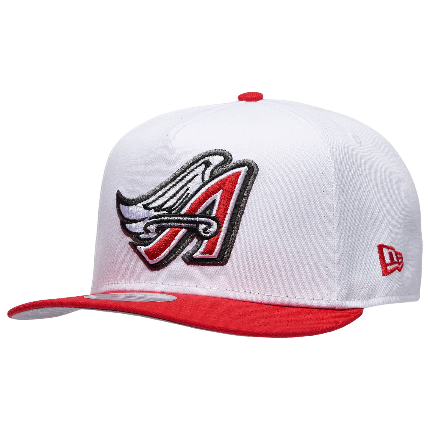 New Era 9FIFTY A-Frame MLB Curve Cap - Men's - White/Red (71025649)