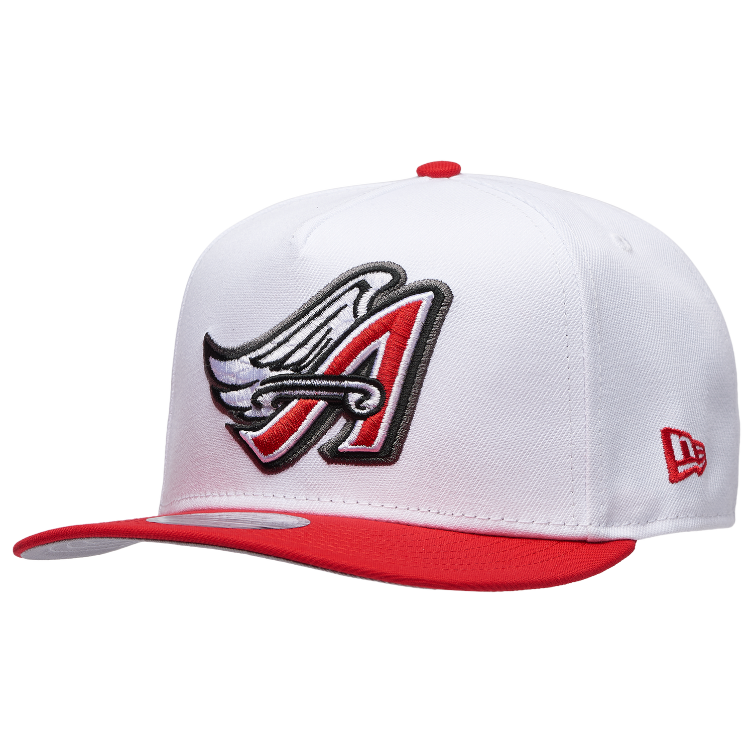 New Era 9FIFTY A-Frame MLB Curve Cap - Men's - White/Red (71025649)