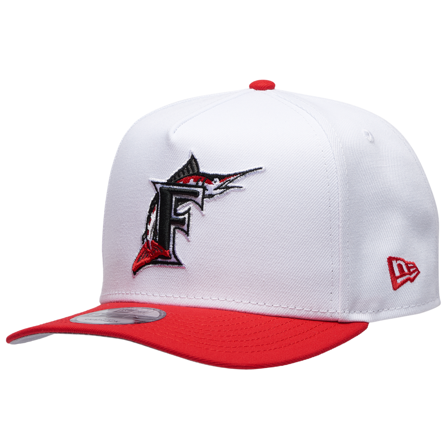 New Era 9FIFTY A-Frame MLB Curve Cap - Men's - White/Red (71025665)