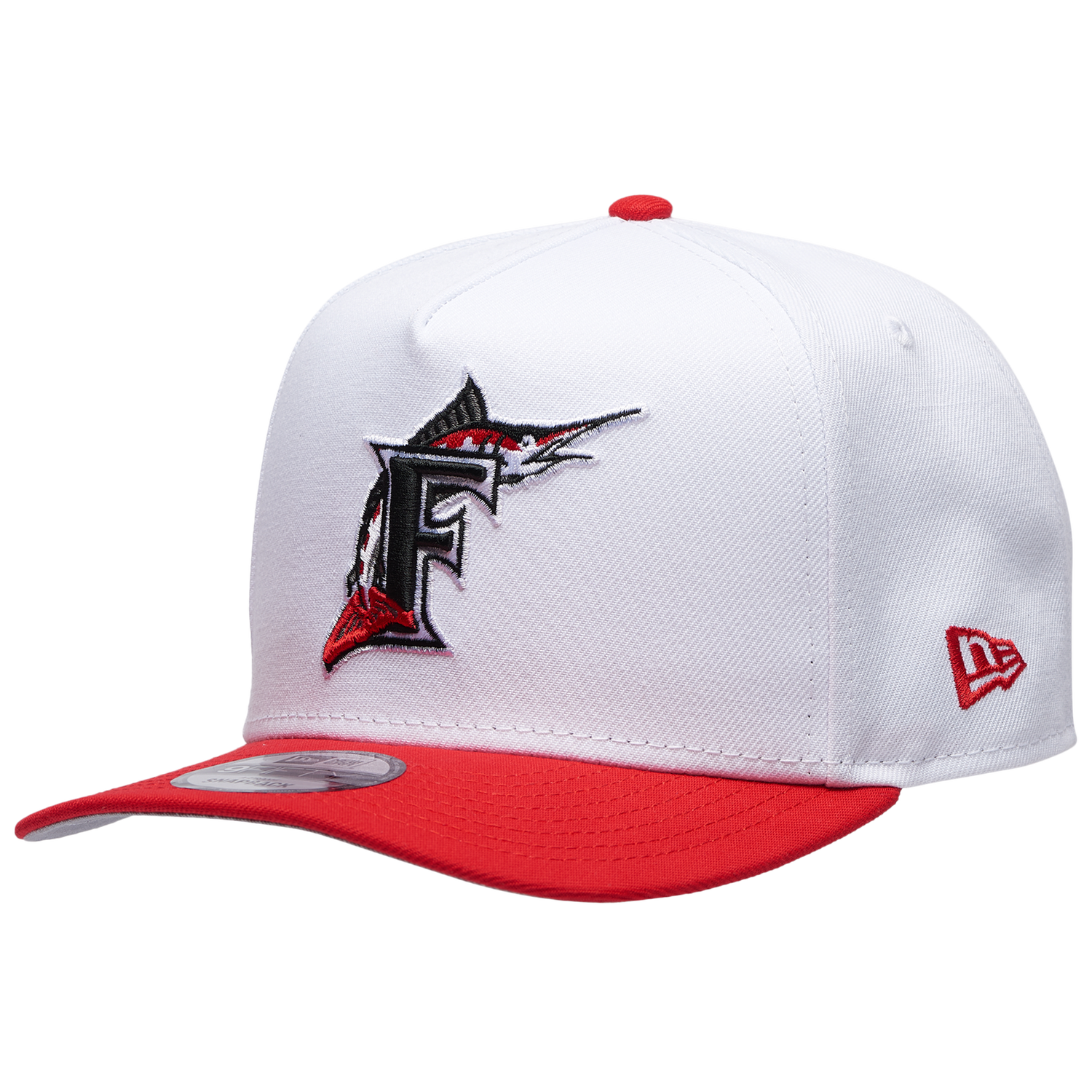 New Era 9FIFTY A-Frame MLB Curve Cap - Men's - White/Red (71025665)