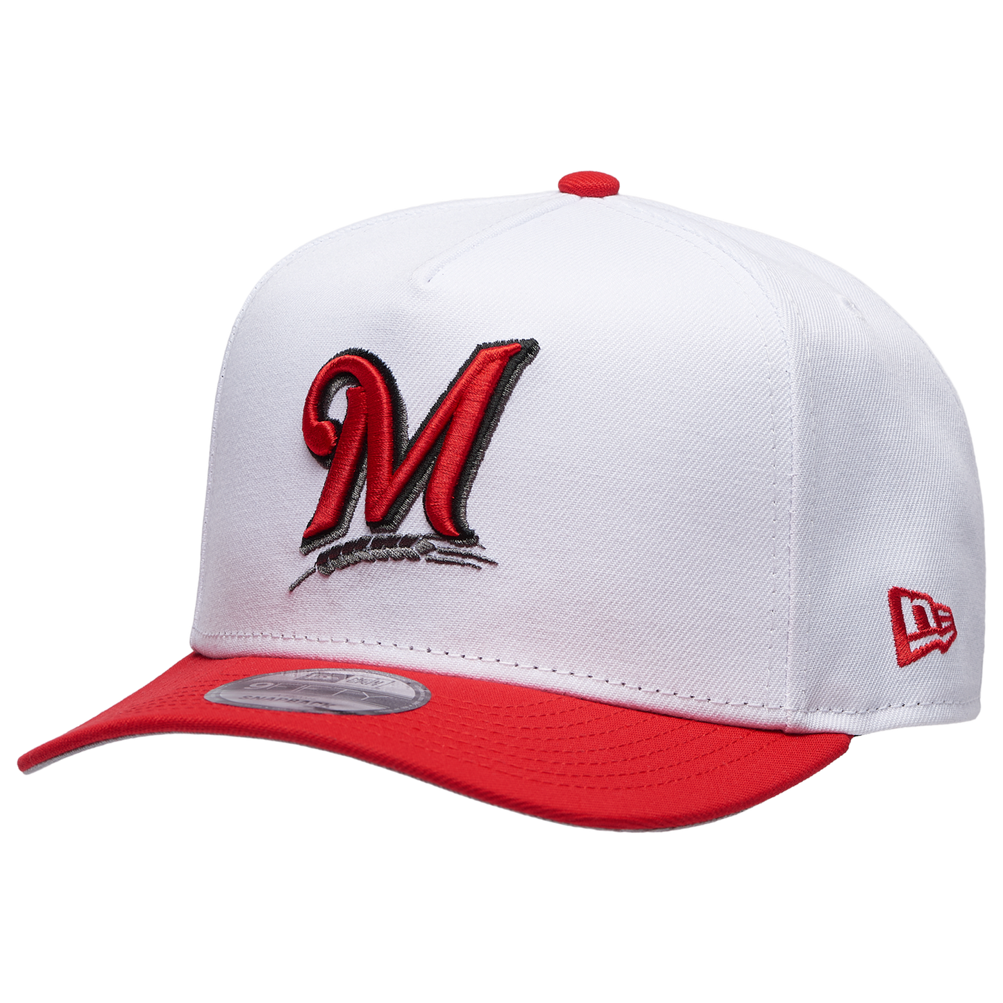 New Era 9FIFTY A-Frame MLB Curve Cap - Men's - White/Red (71025668)