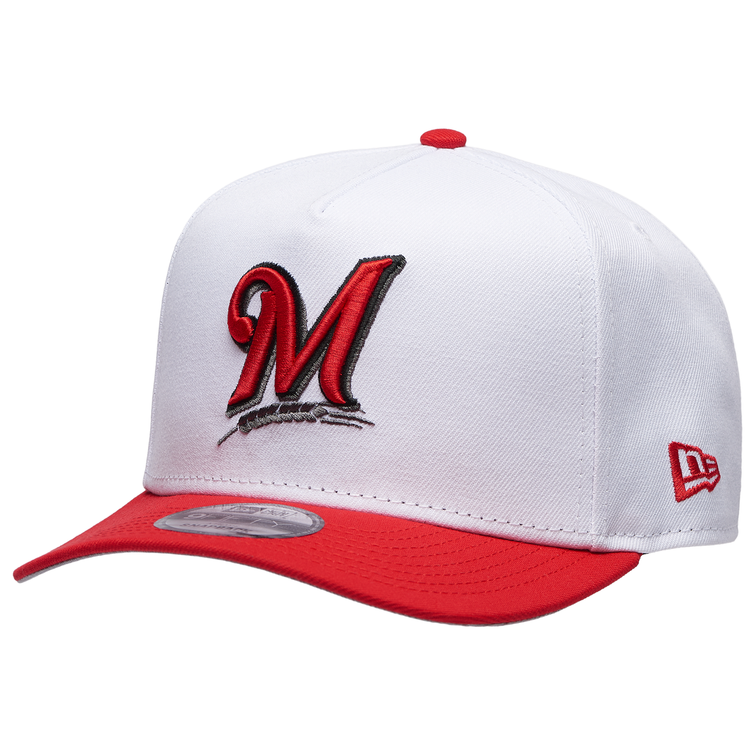 New Era 9FIFTY A-Frame MLB Curve Cap - Men's - White/Red (71025668)