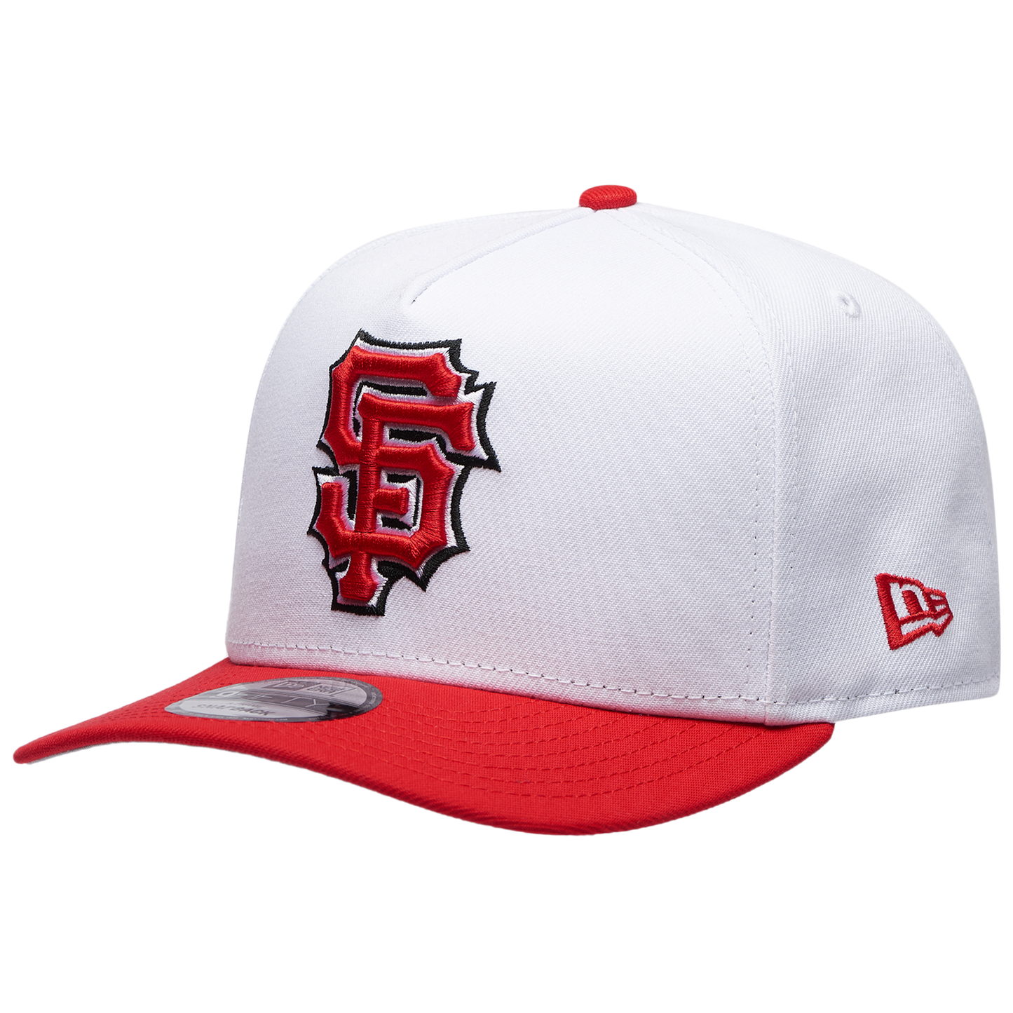 New Era 9FIFTY A-Frame MLB Curve Cap - Men's - White/Red (71025872)