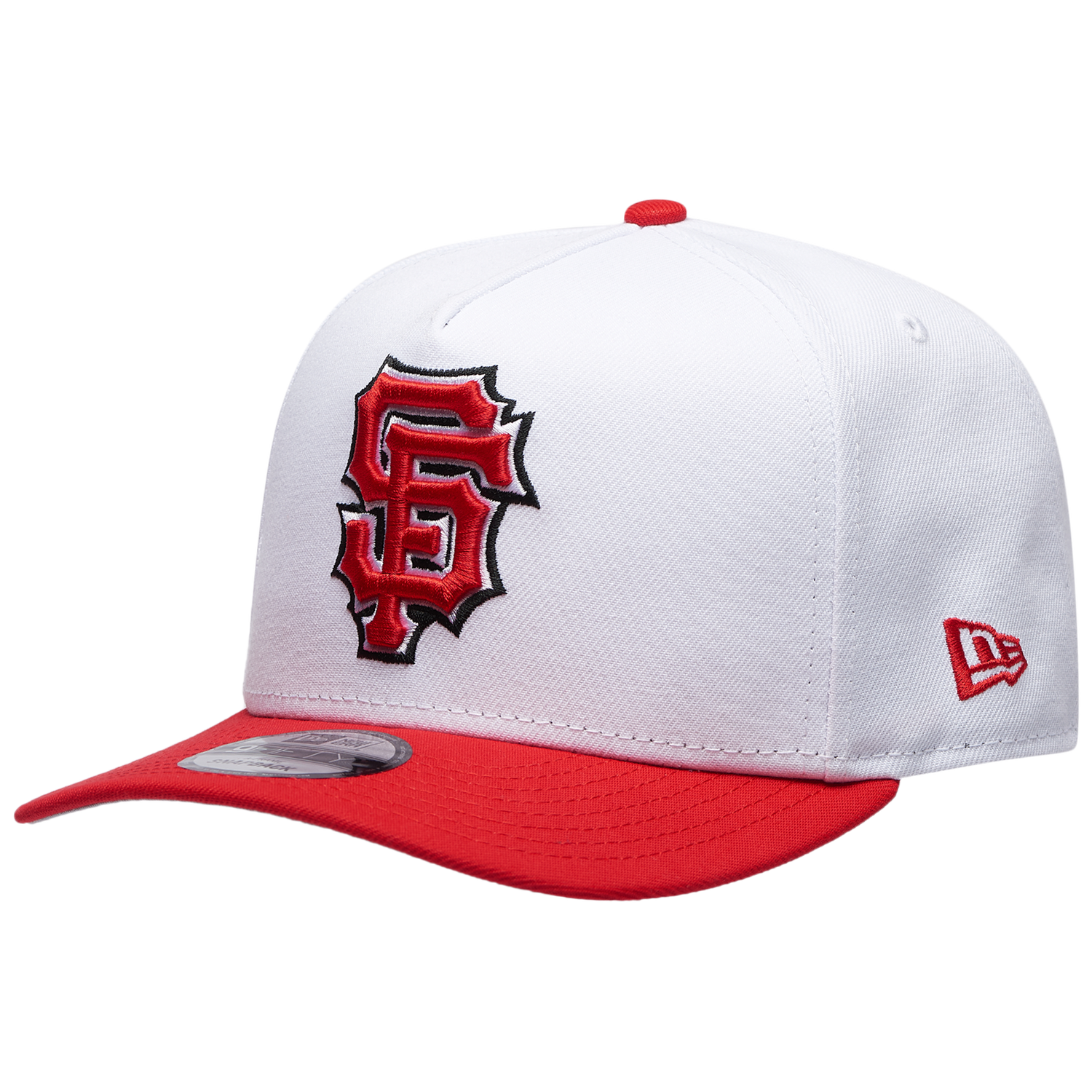 New Era 9FIFTY A-Frame MLB Curve Cap - Men's - White/Red (71025872)