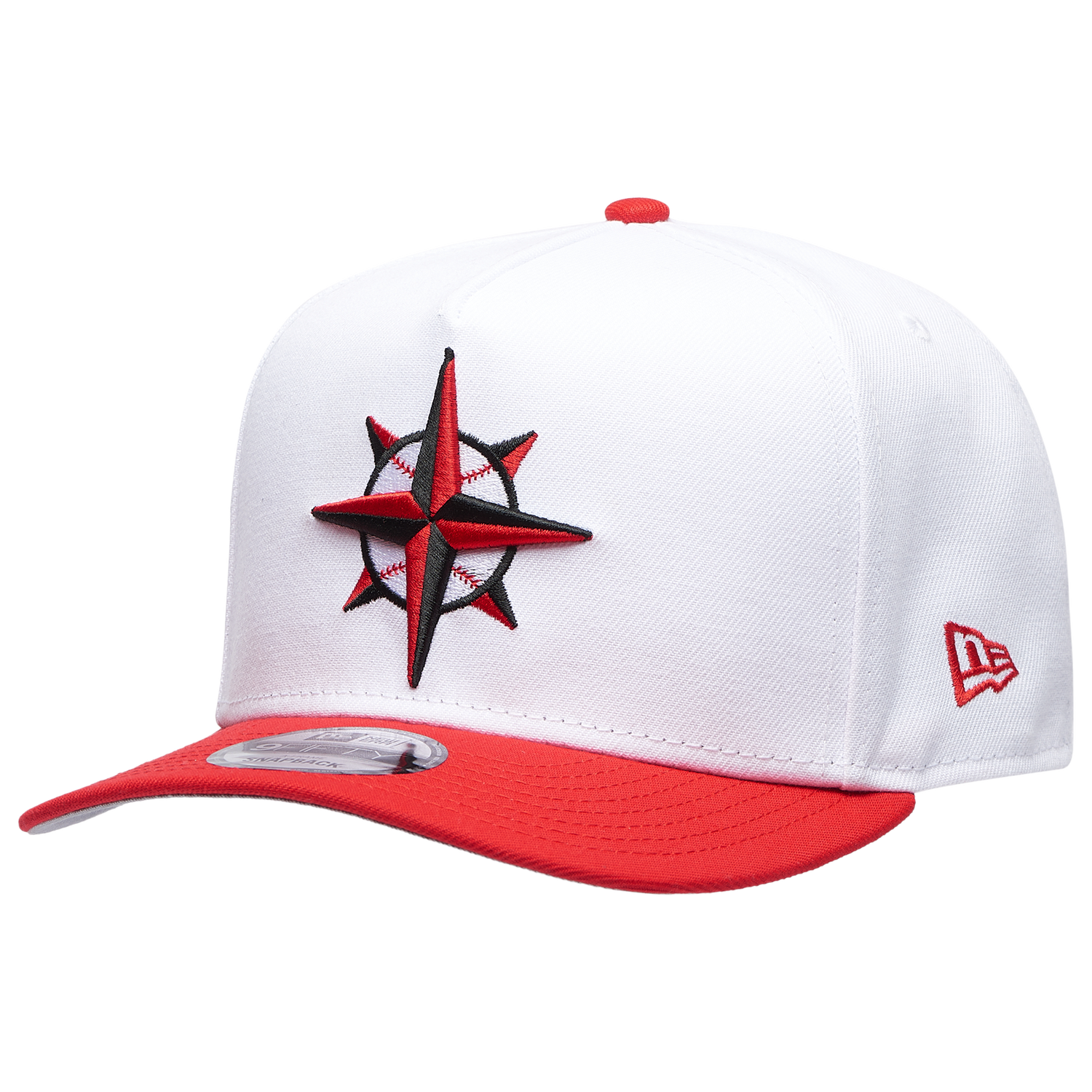 New Era 9FIFTY A-Frame MLB Curve Cap - Men's - Red/White (71025875)