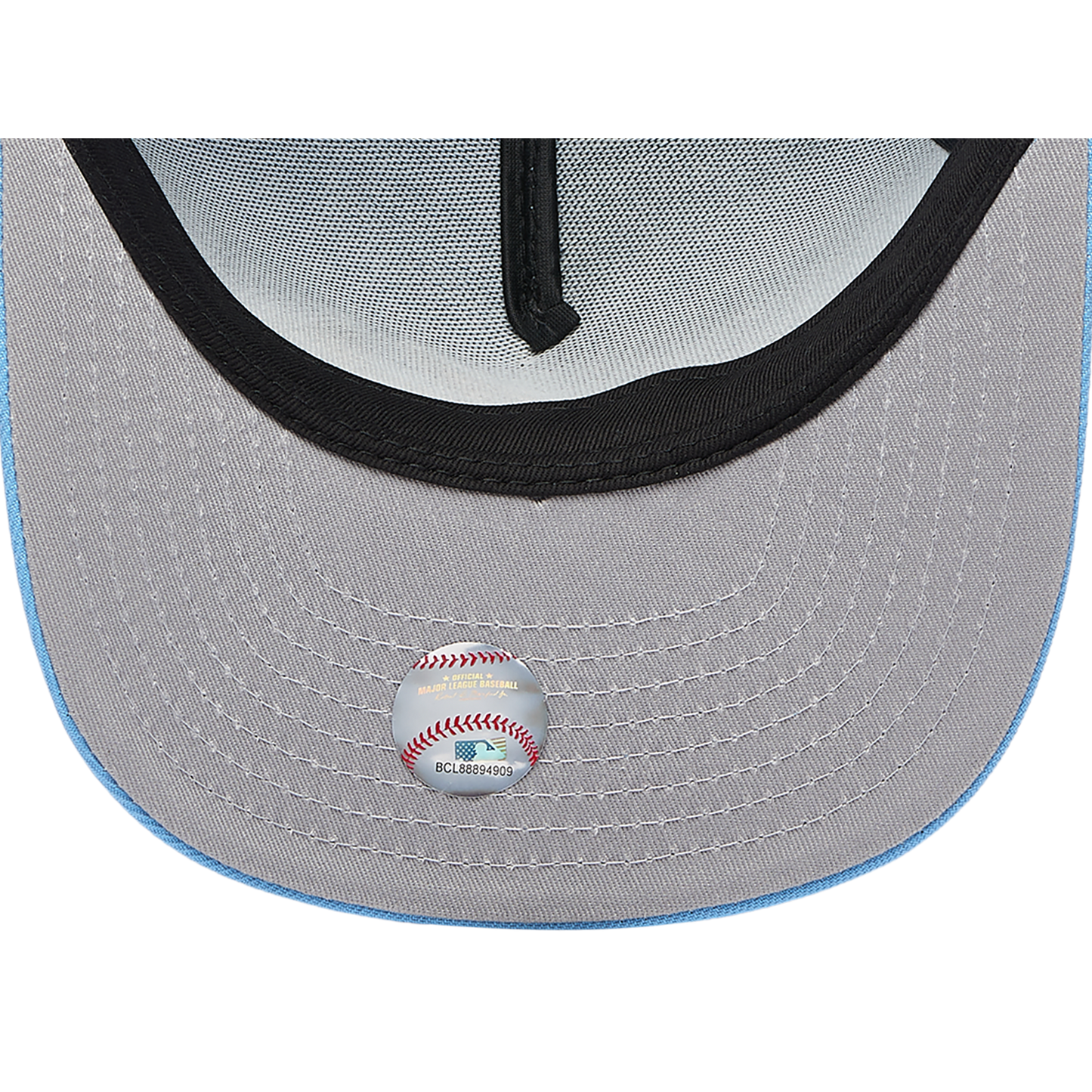 New Era Braves 9FIFTY A-Frame Curve 40th Cap - Men's - Sky Blue