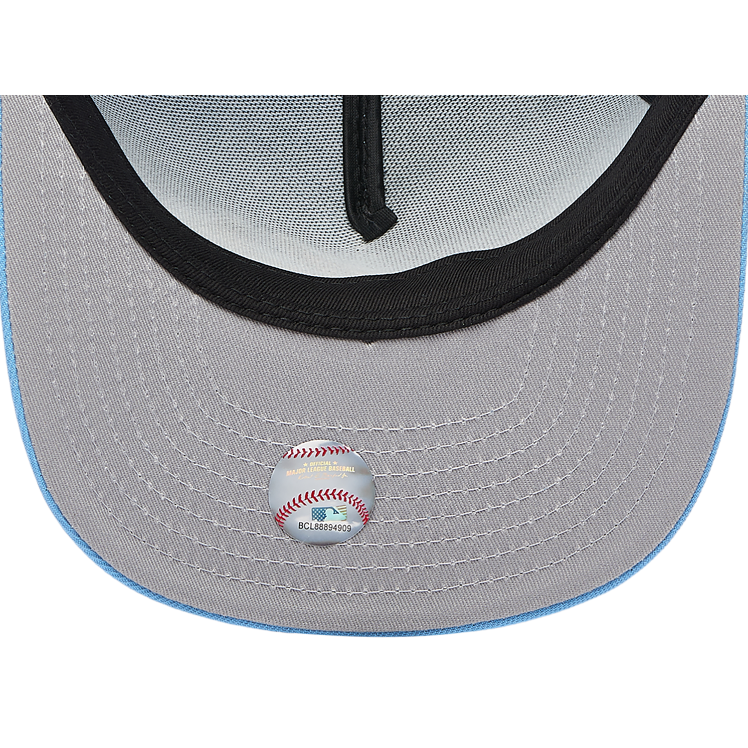 New Era Braves 9FIFTY A-Frame Curve 40th Cap - Men's - Sky Blue