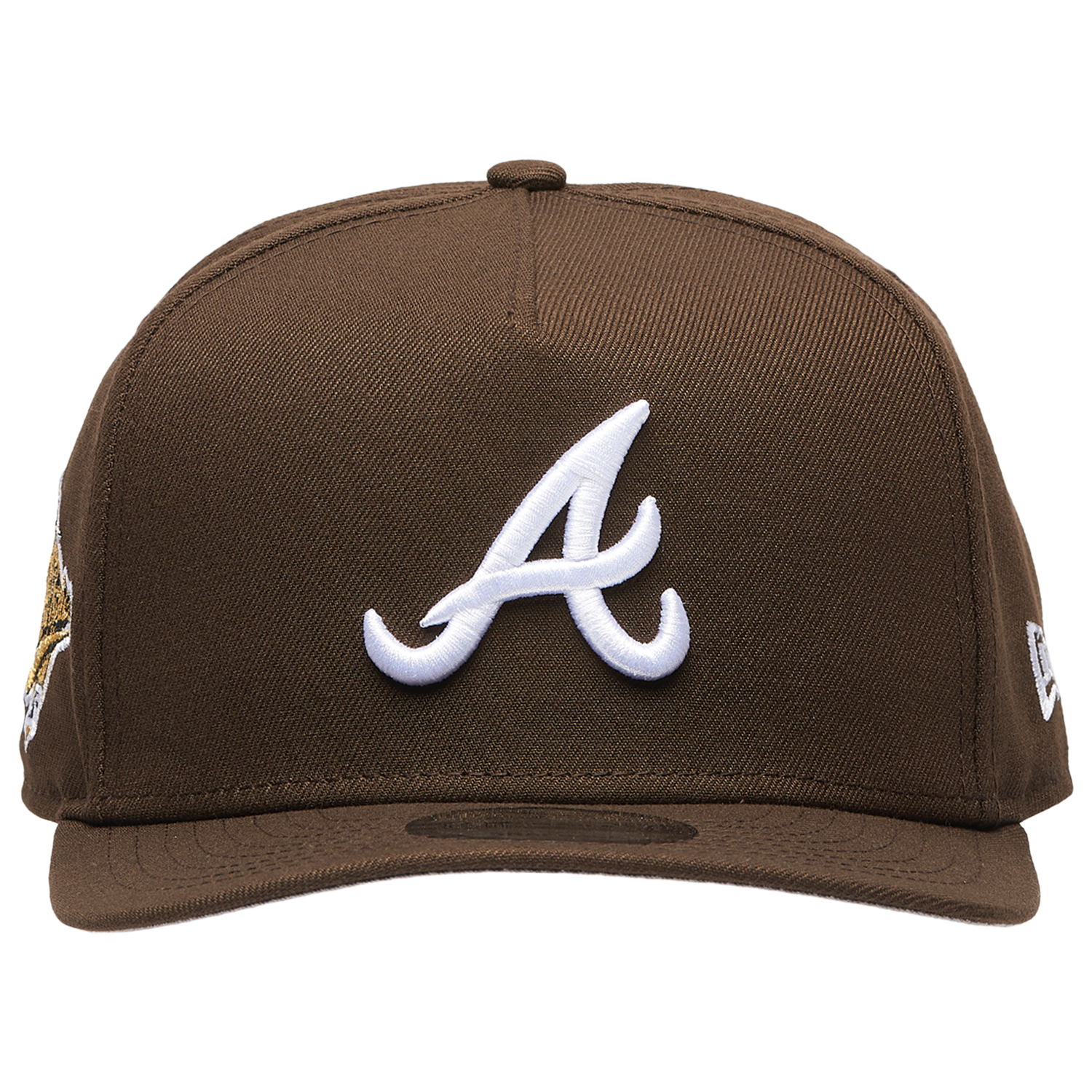 New Era Braves 9FIFTY A-Frame Curve 95 WS Cap - Men's - Walnut