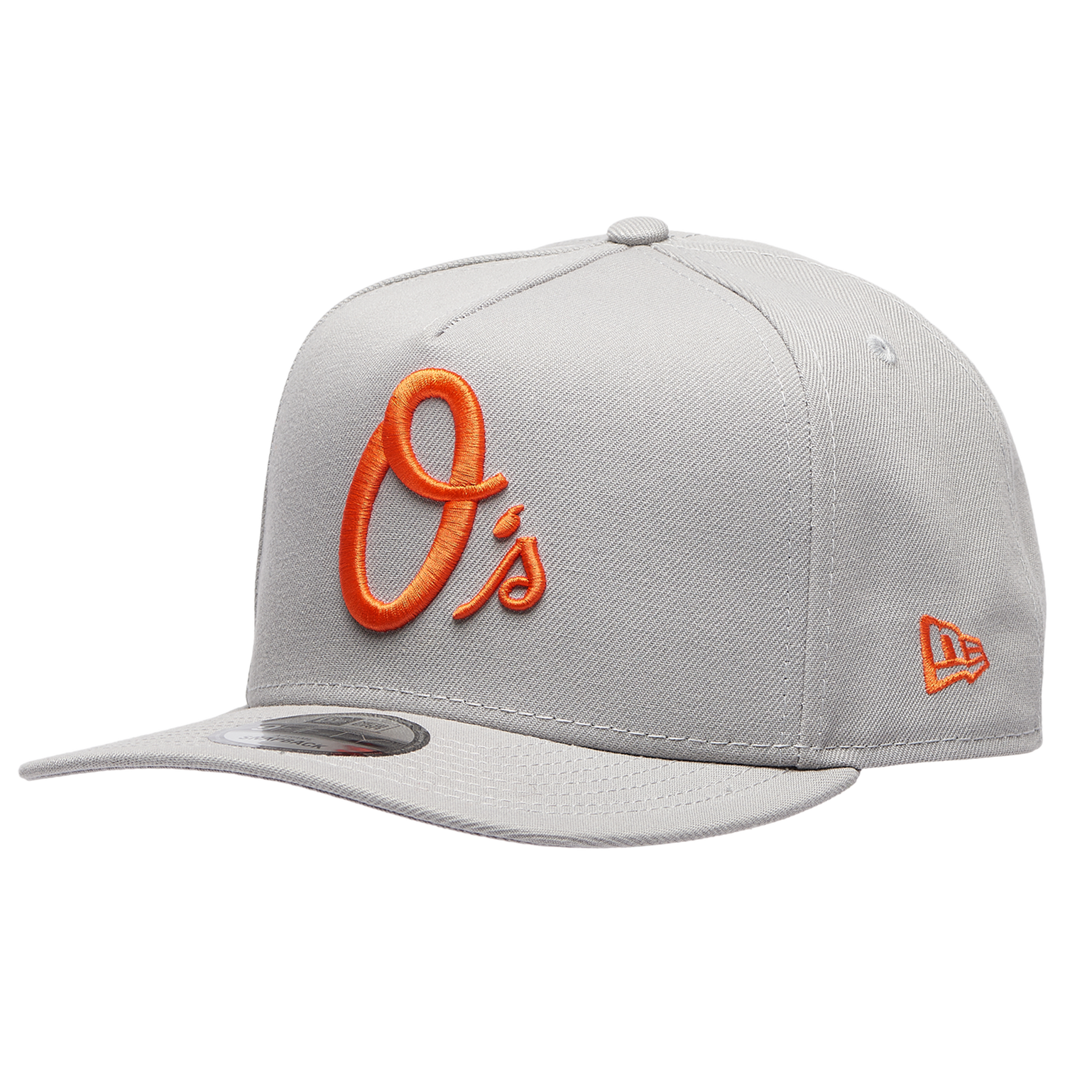 New Era Orioles 9FIFTY A-Frame Curve WS Cap - Men's - Grey