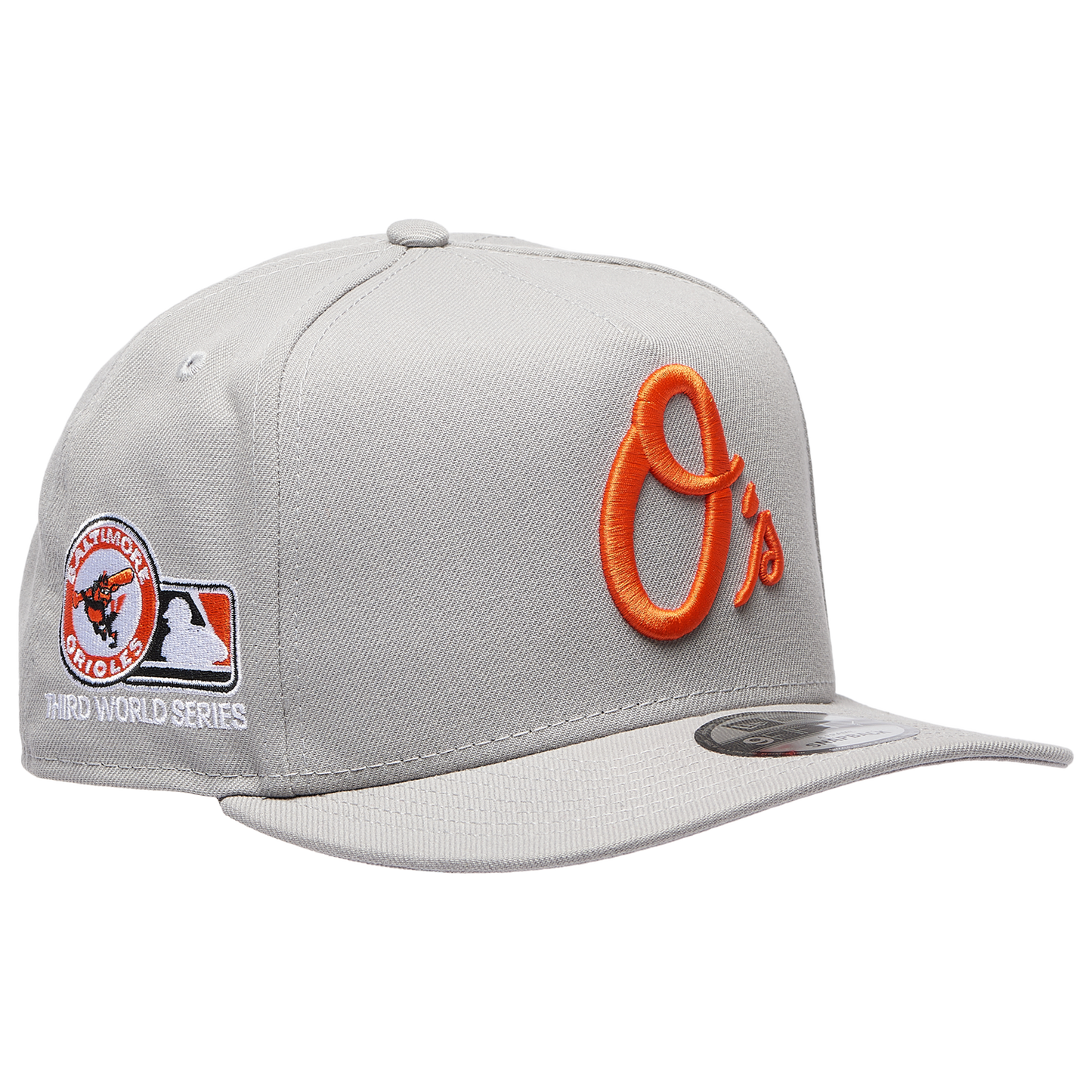 New Era Orioles 9FIFTY A-Frame Curve WS Cap - Men's - Grey