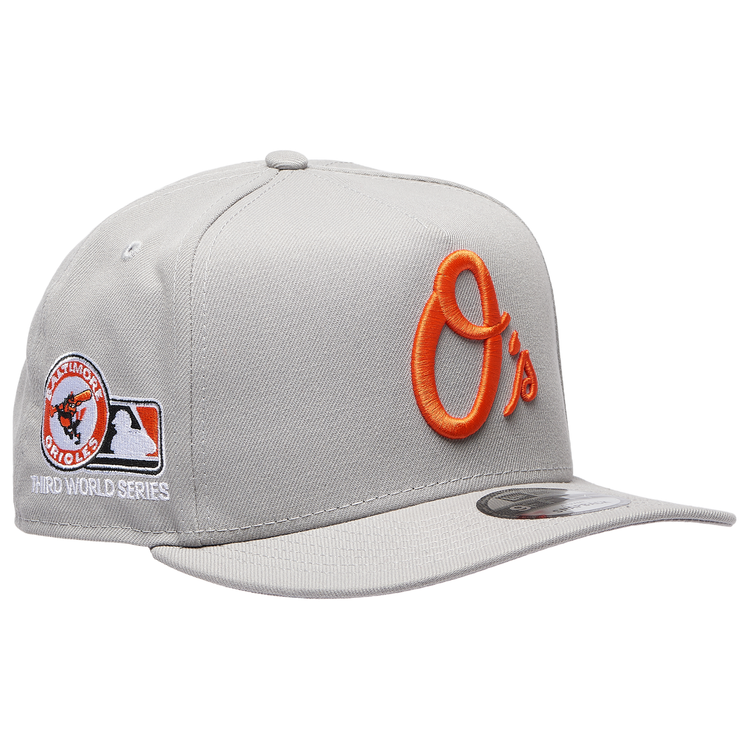 New Era Orioles 9FIFTY A-Frame Curve WS Cap - Men's - Grey