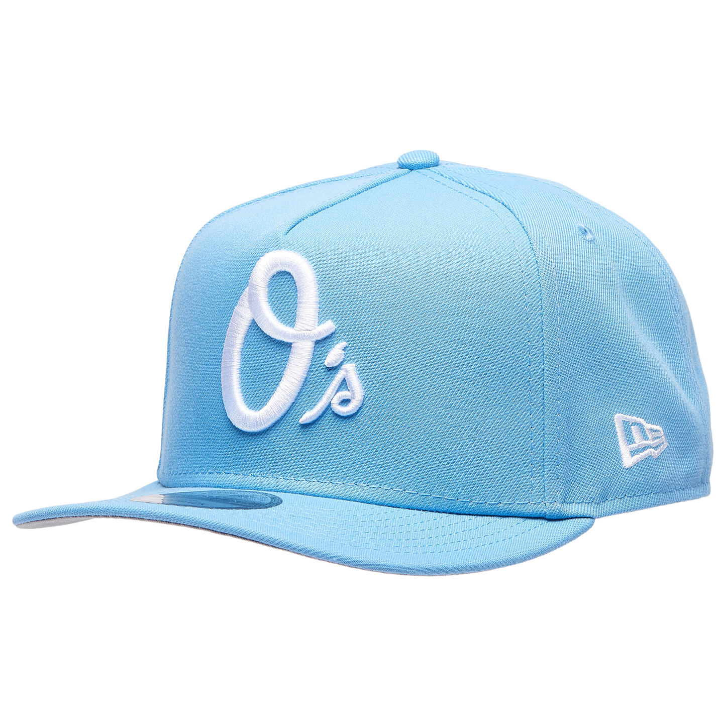 New Era Orioles 9FIFTY A-Frame Curve 30th Cap - Men's - Sky Blue