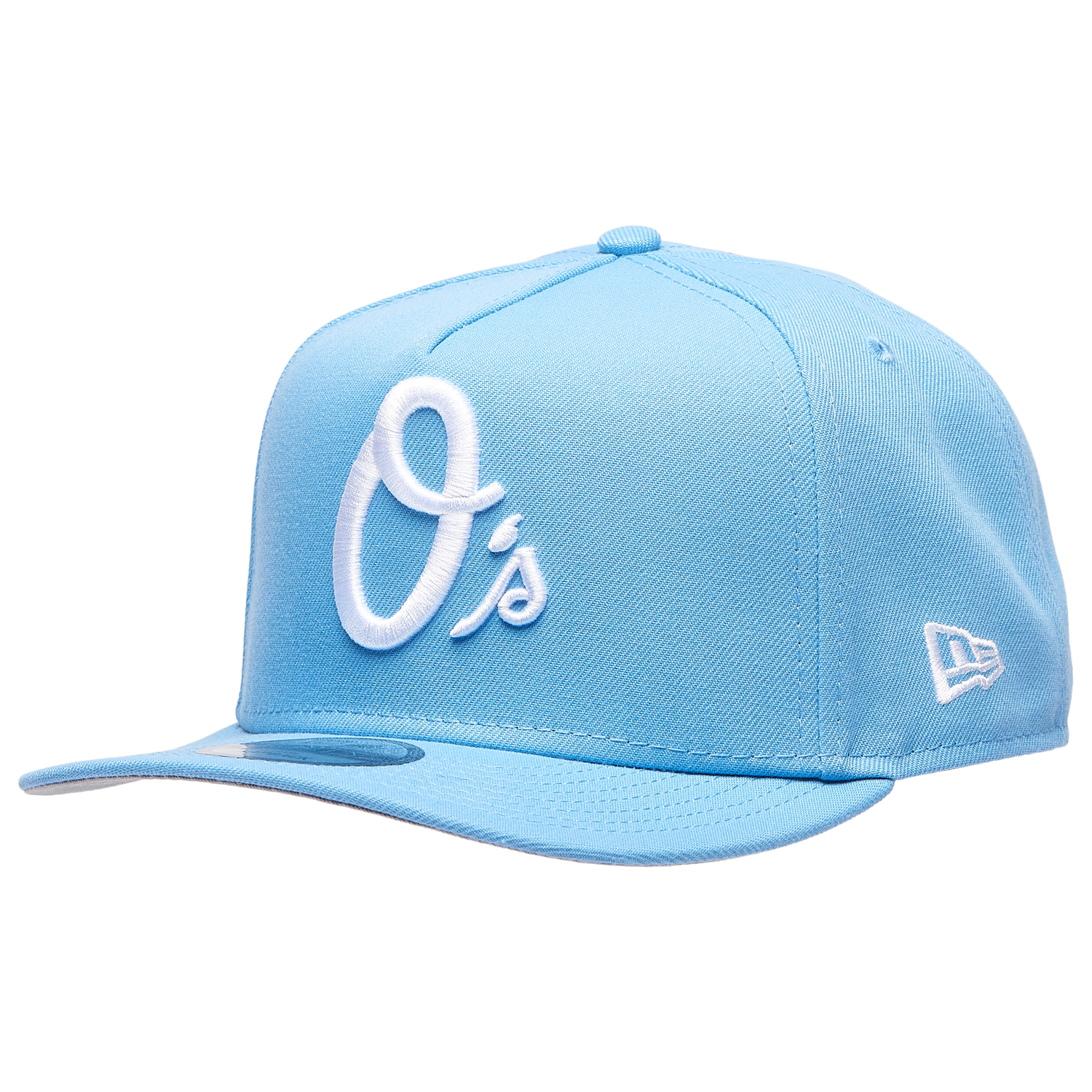New Era Orioles 9FIFTY A-Frame Curve 30th Cap - Men's - Sky Blue
