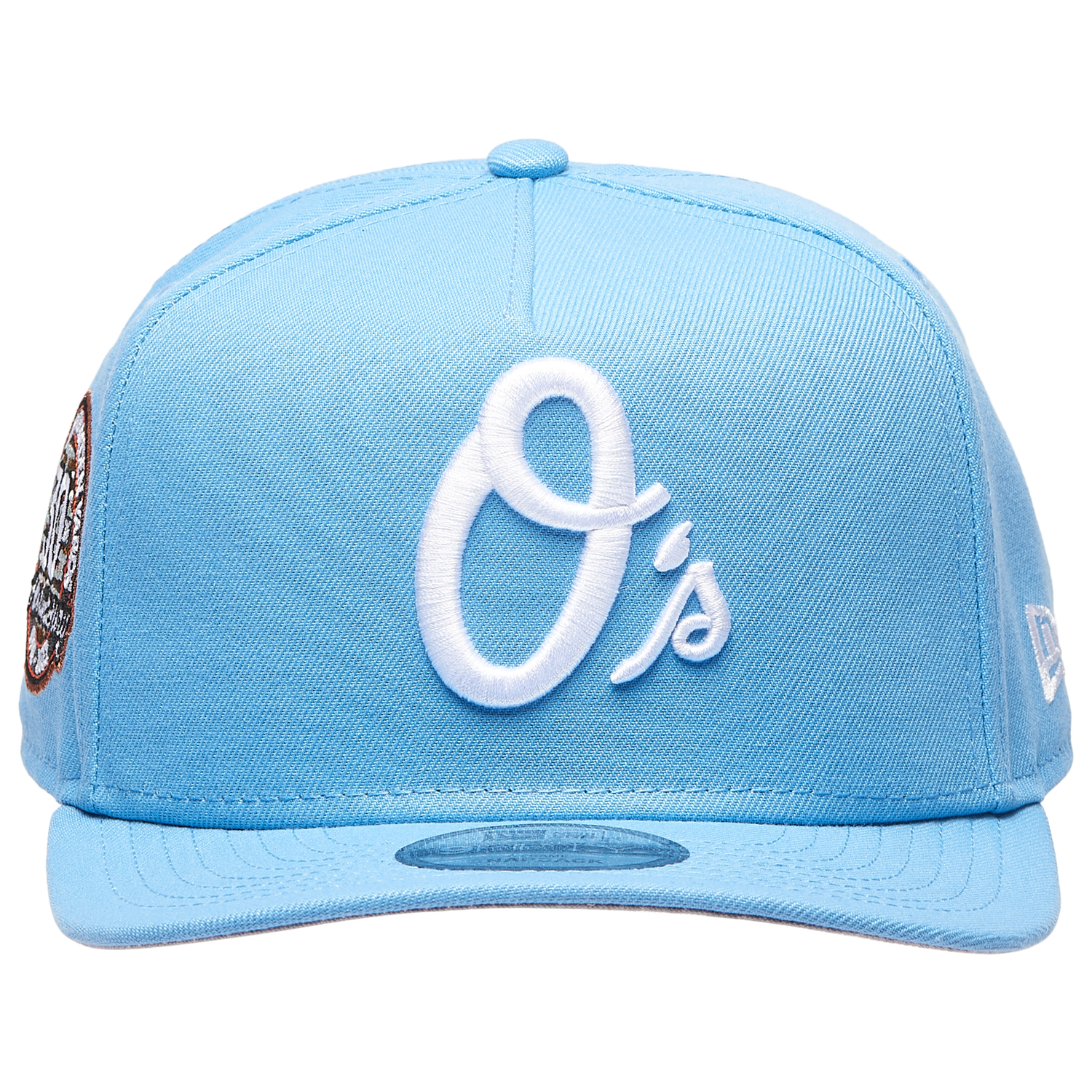 New Era Orioles 9FIFTY A-Frame Curve 30th Cap - Men's - Sky Blue