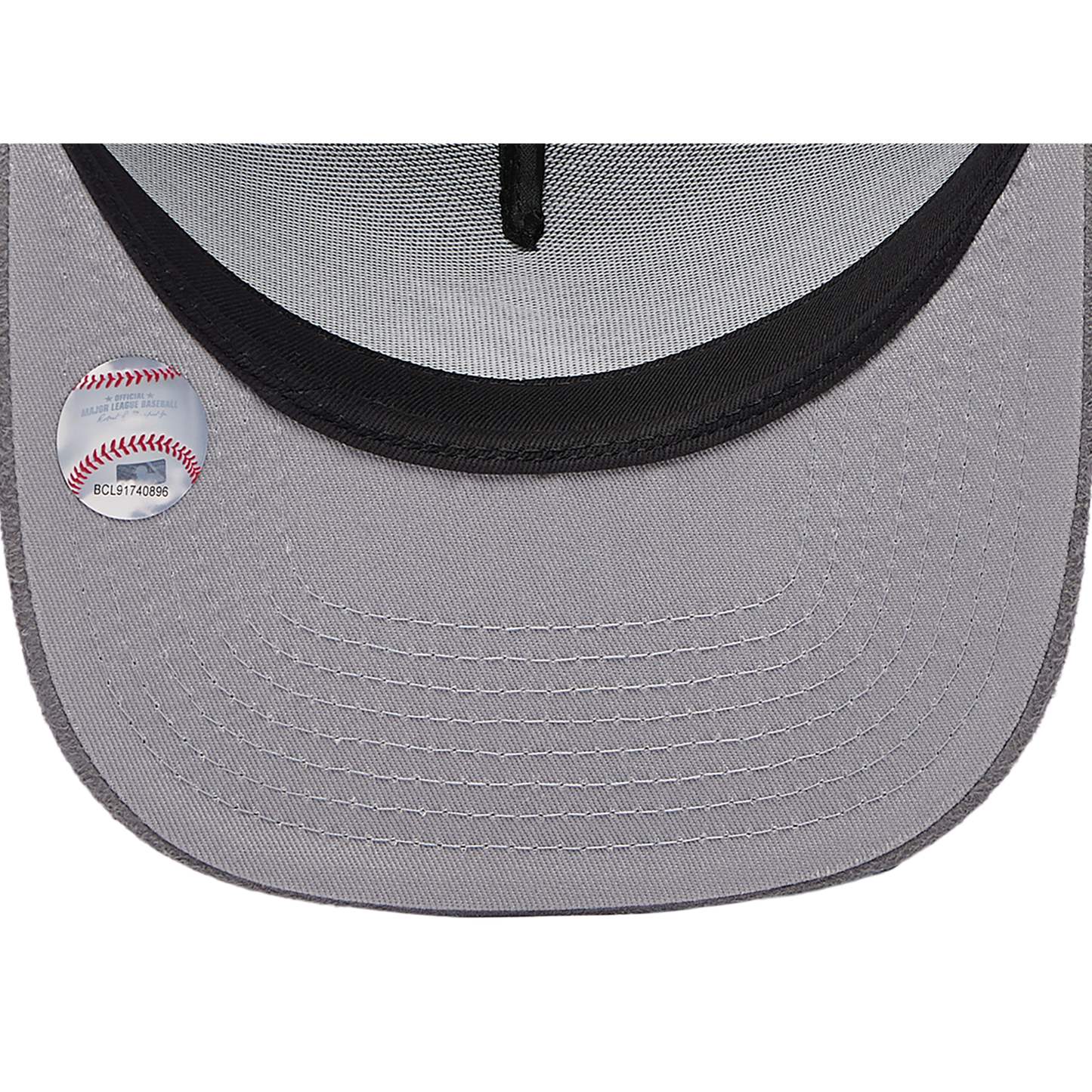 New Era Braves 950 A-Frame Curve 40TH Cap - Men's - Gray Suede/Oceanside Blue